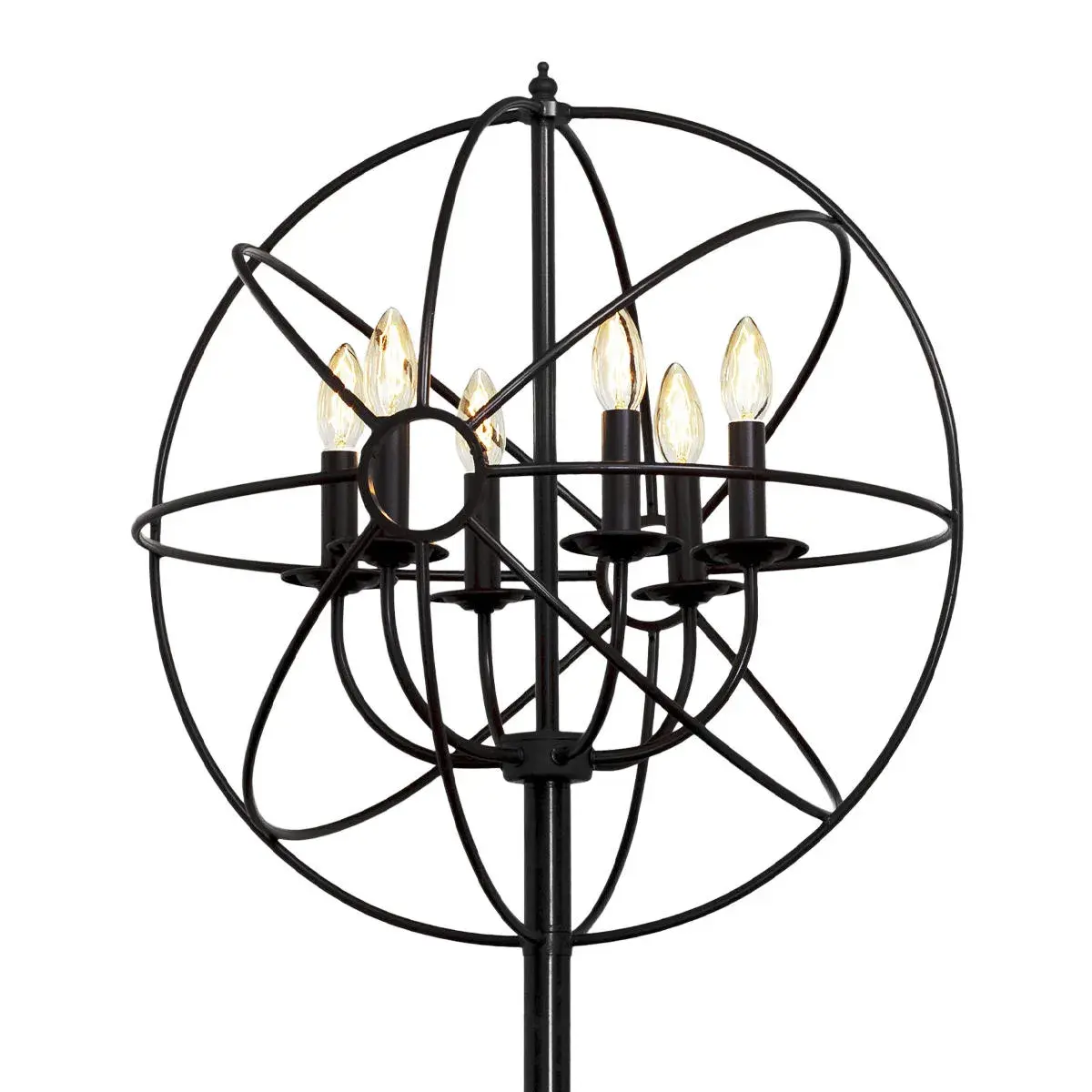 Торшер Loft IT LOFT1192F FOUCAULTS ORB — коричневый
