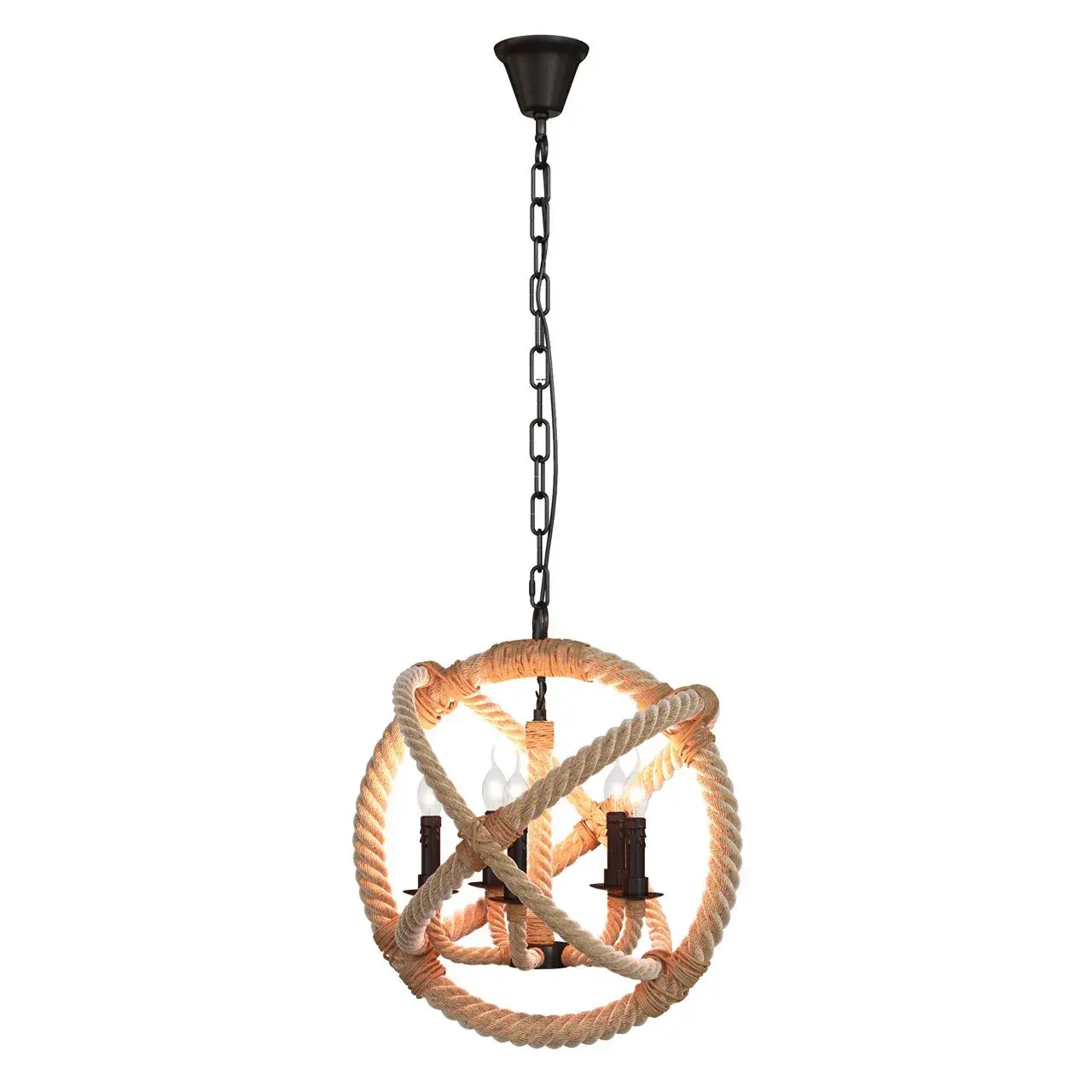Люстра Loft IT LOFT1194-5 ROPE — черный