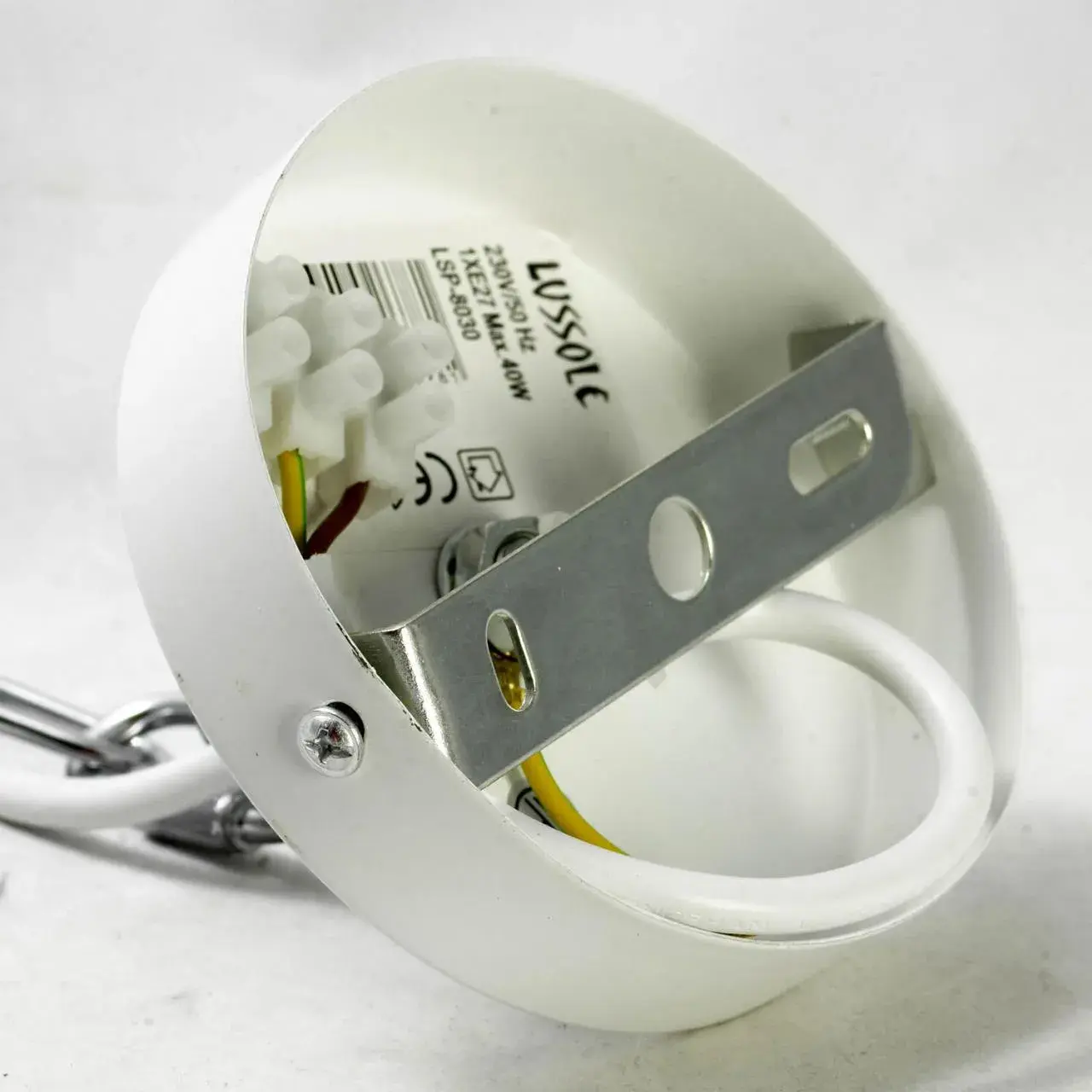 Светильник Lussole LSP-8030 КЕТЧИКАН — белый, ракурс 7