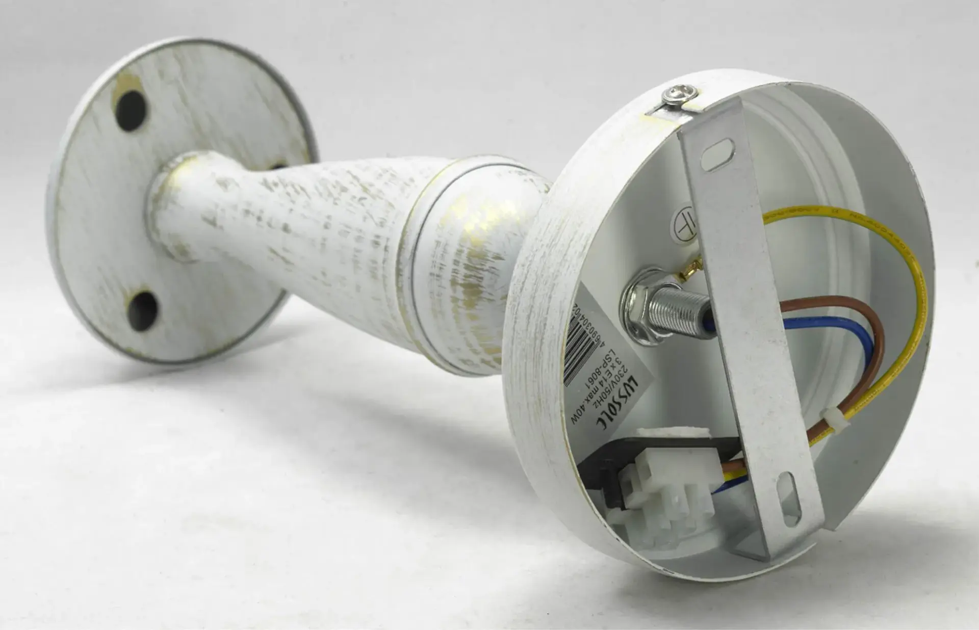 Люстра Lussole LSP-8061 СТАМФОРД — белое золото, ракурс 2