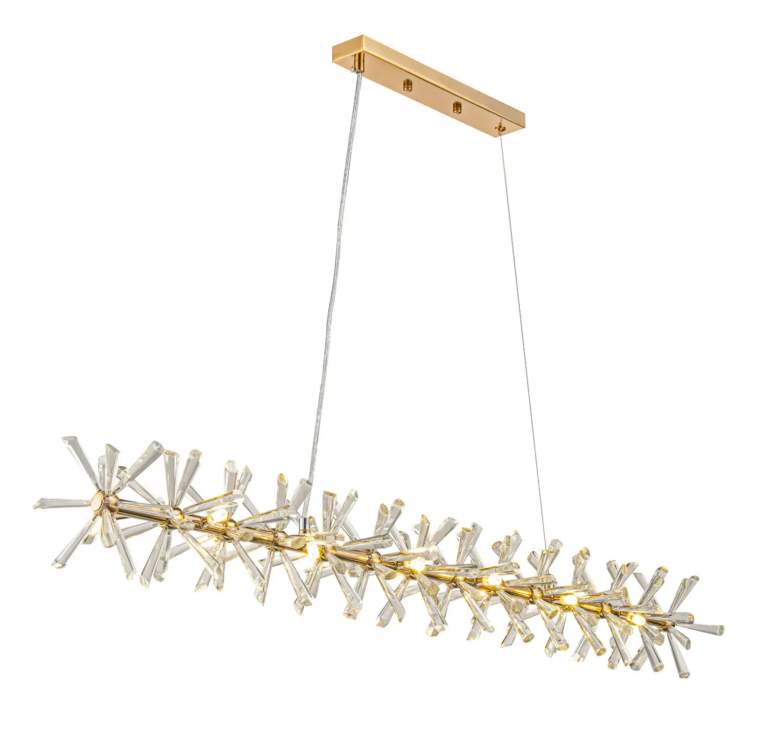 Светильник MAK Interior WTL0791-12 STAR LIGHT — золотой, ракурс 3