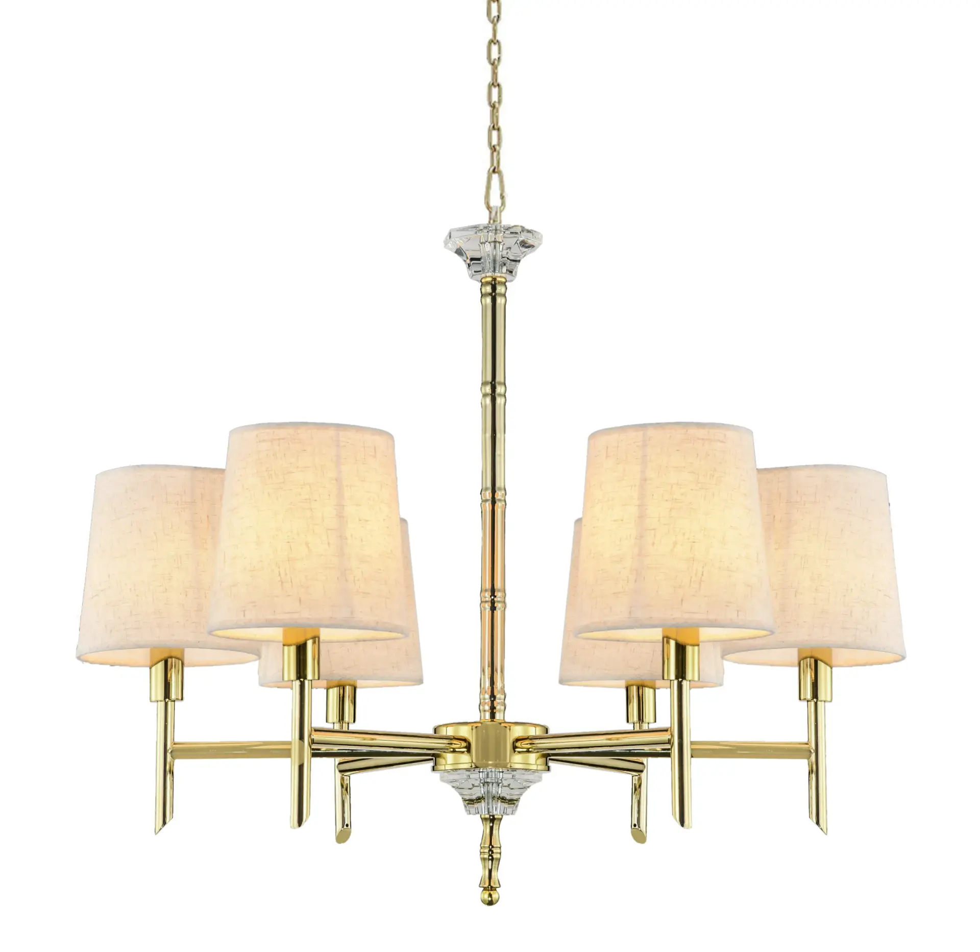 Люстра MAK Interior WTL1061-6GD LEWITT — золотой