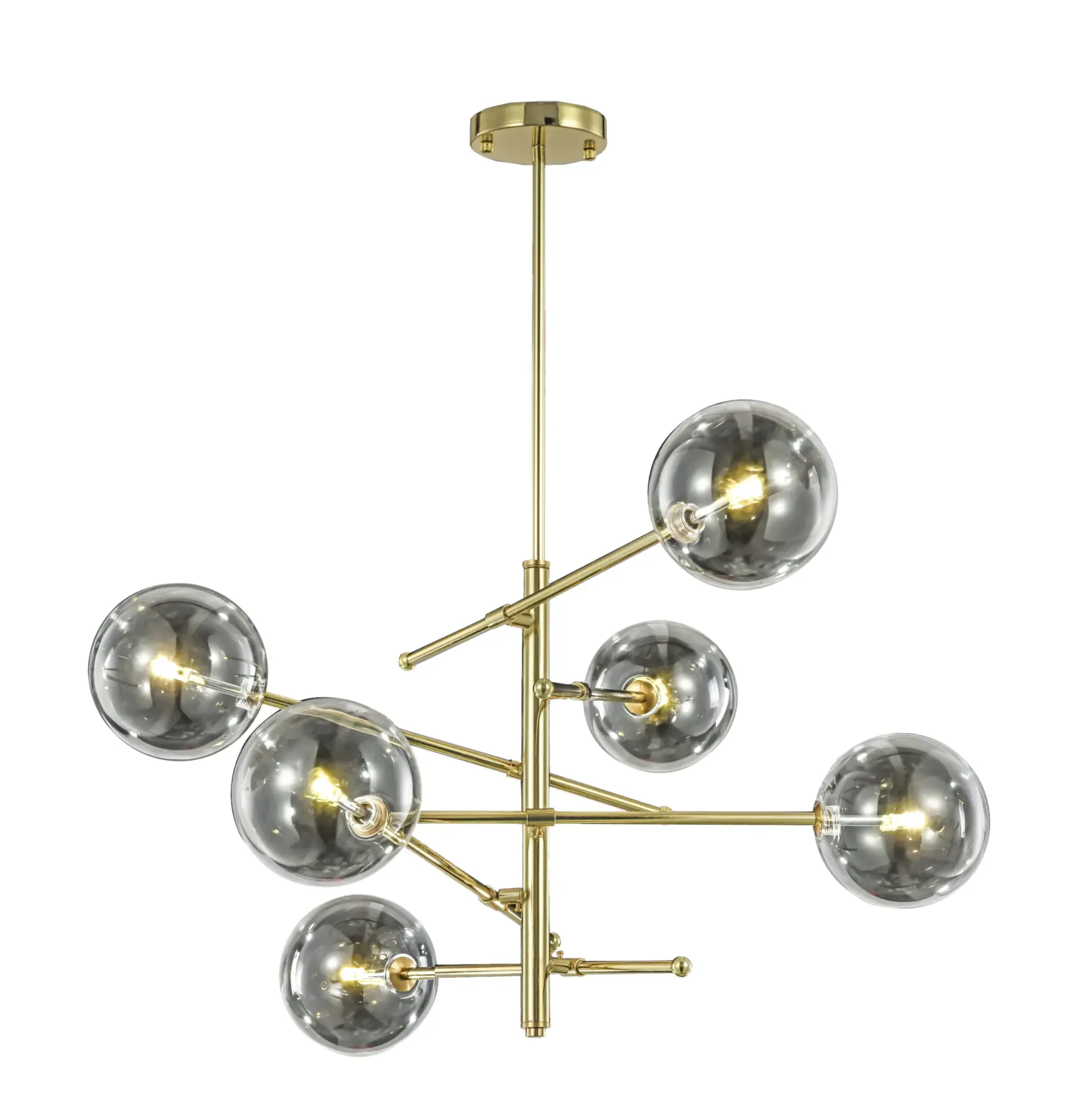 Люстра MAK Interior WTL1070-6GD-CL DIFFERENT — золотой