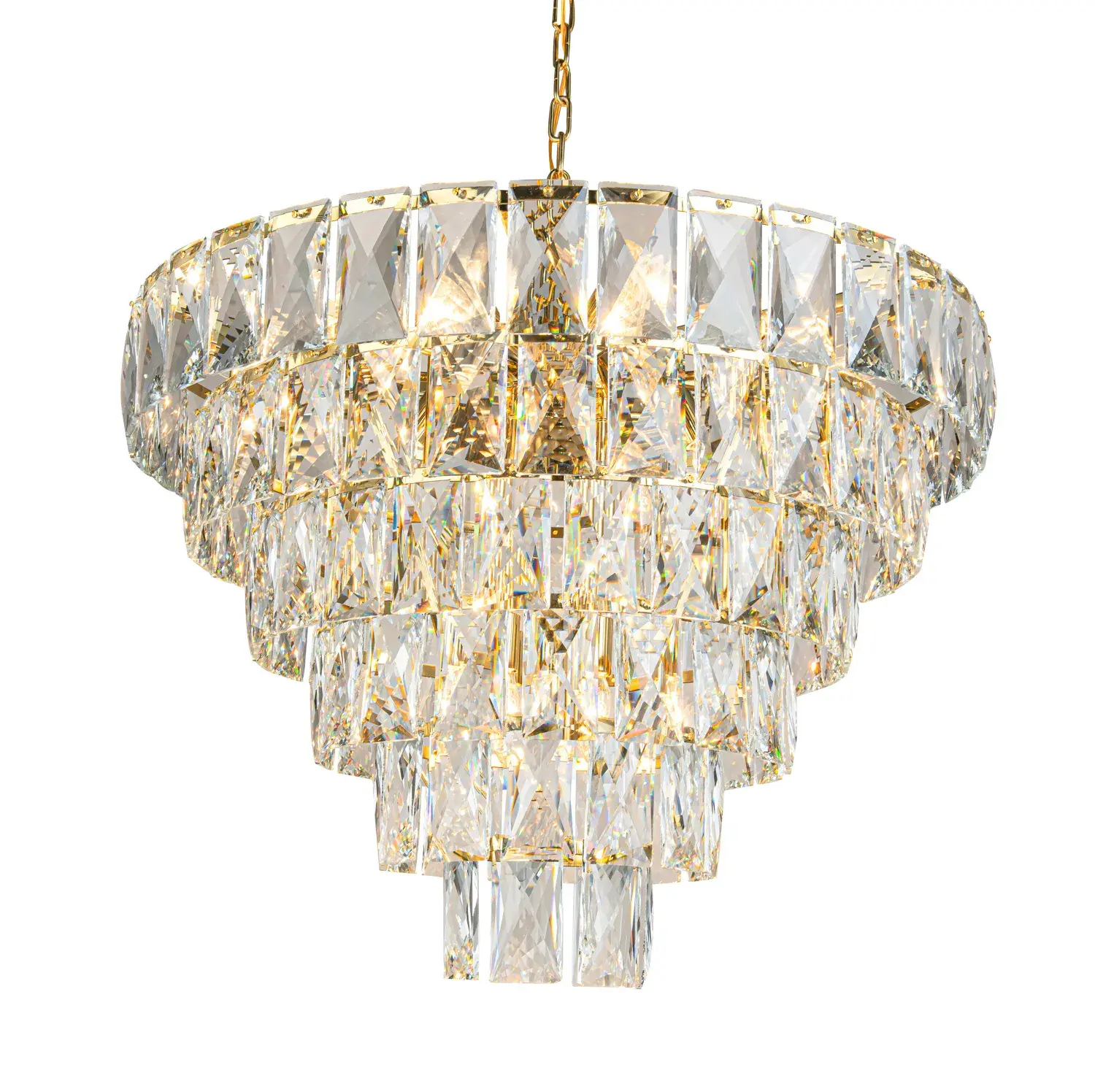 Люстра MAK Interior WTL1094-4 ODEON PLATE — золотой