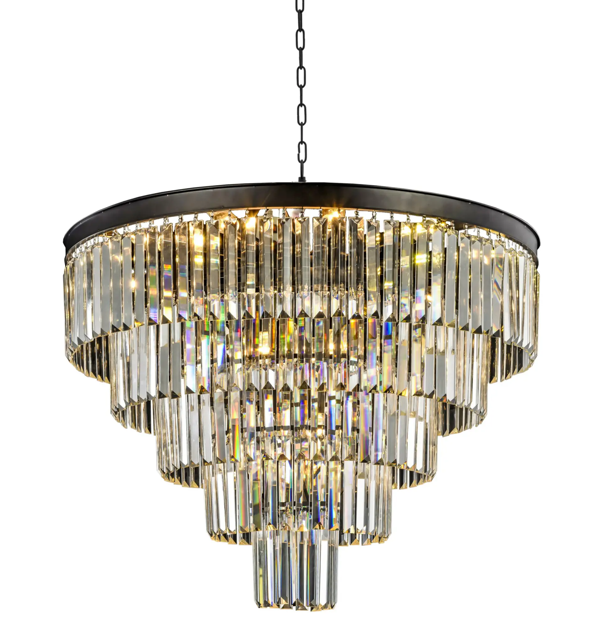 Люстра MAK Interior WTL1943-19BK-CL ODEON — черный