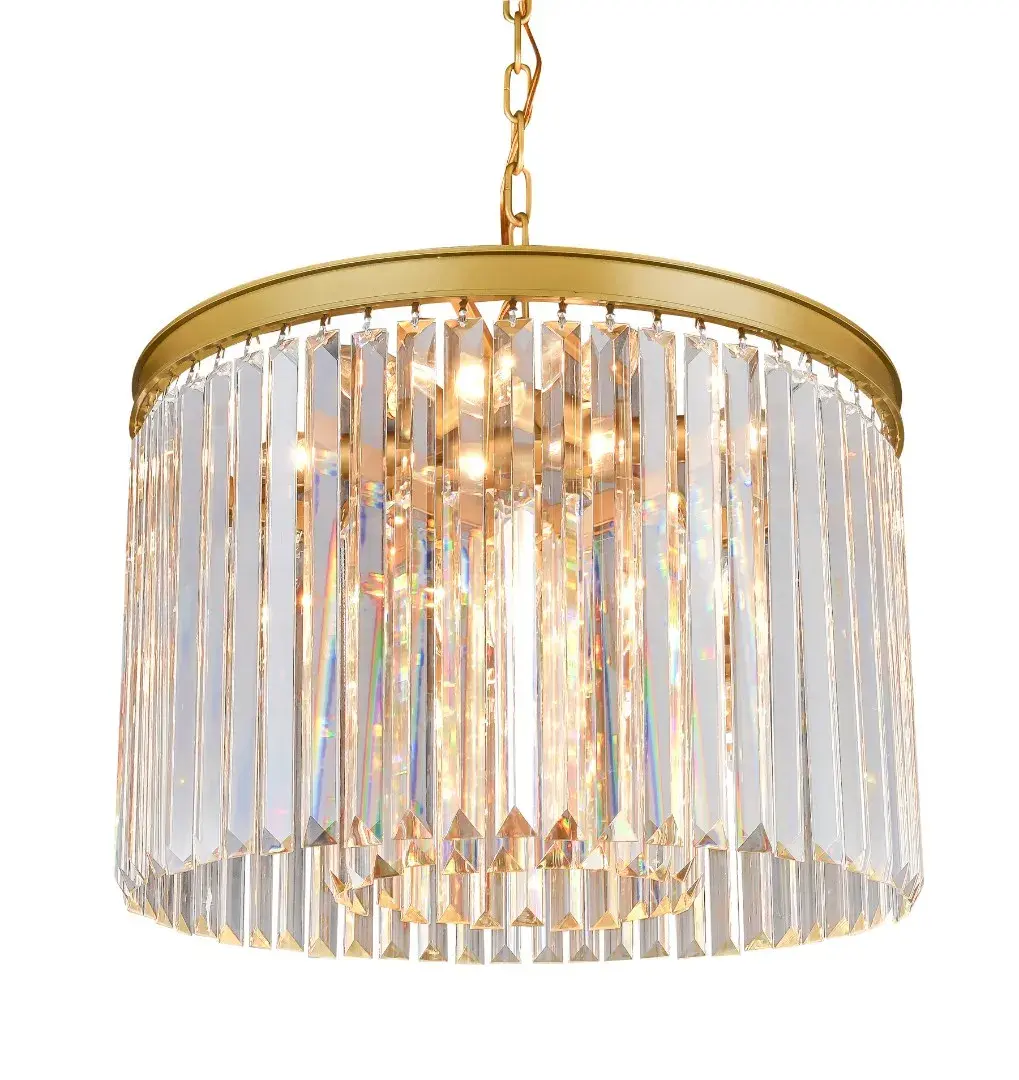Люстра MAK Interior WTL2133-500BR-CL PRISM — бронза