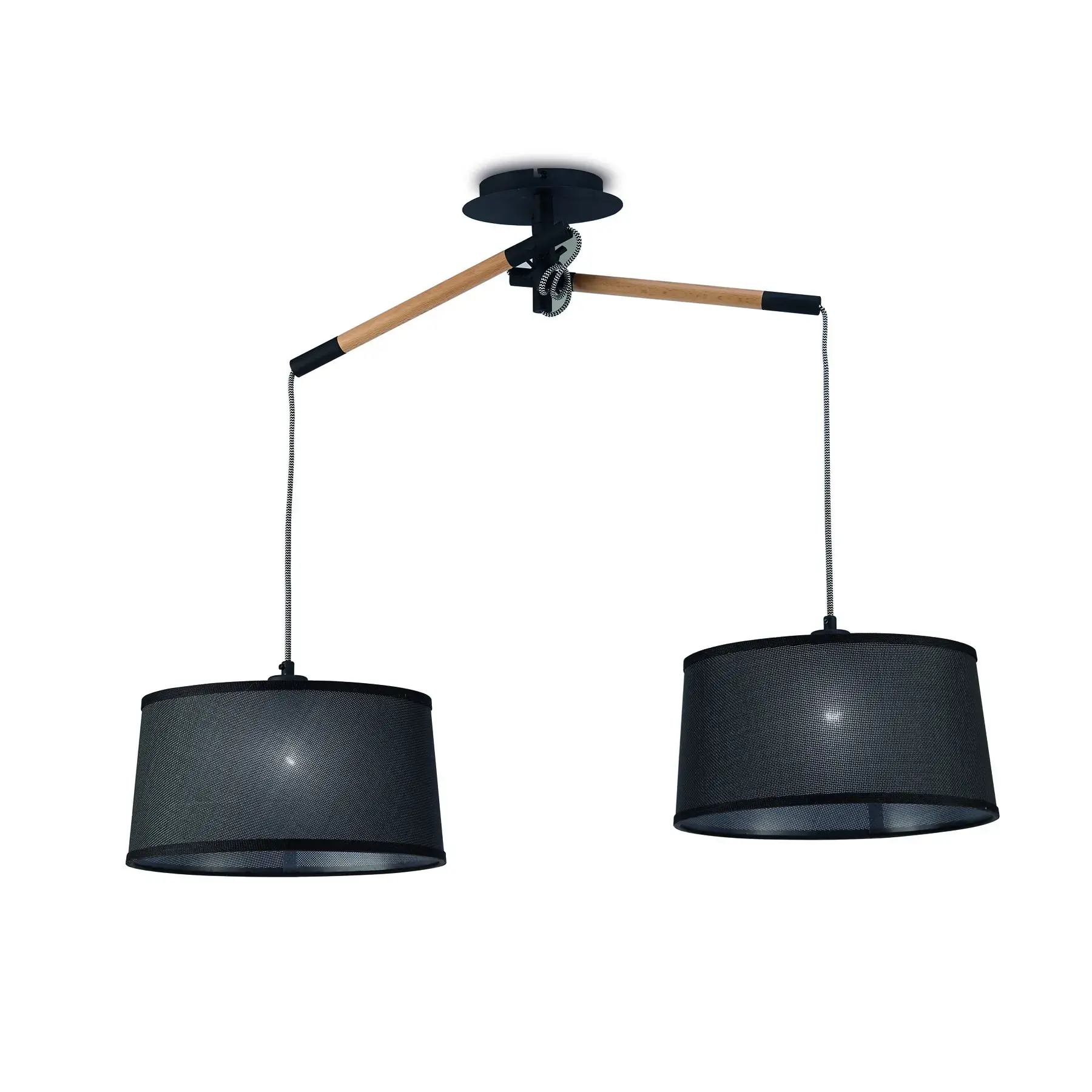 Светильник Mantra 4931 NORDICA — черный, ракурс 2