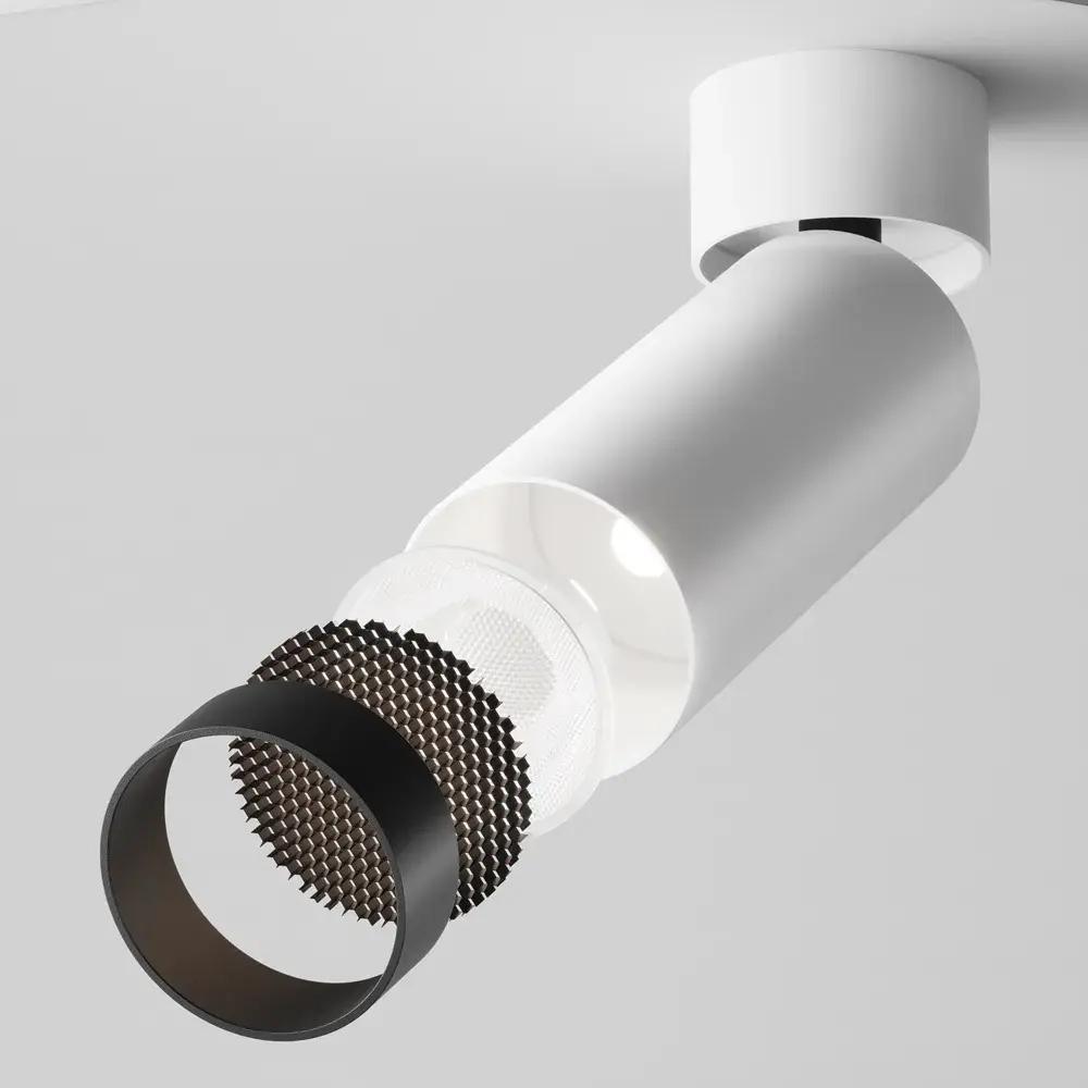 Накладной точечный светильник Maytoni FOCUS LED — белый, ракурс 5