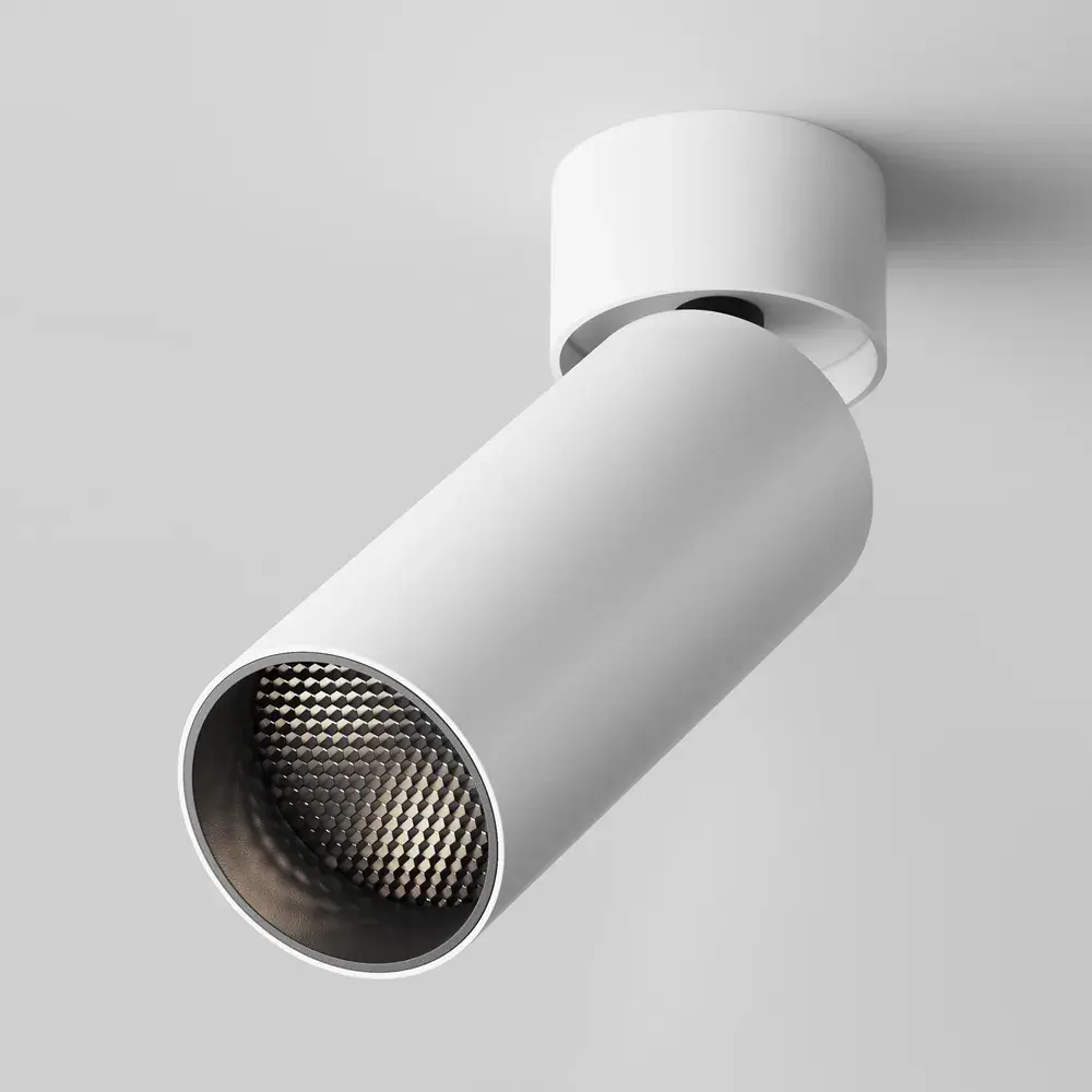 Накладной точечный светильник Maytoni FOCUS LED — белый, ракурс 7