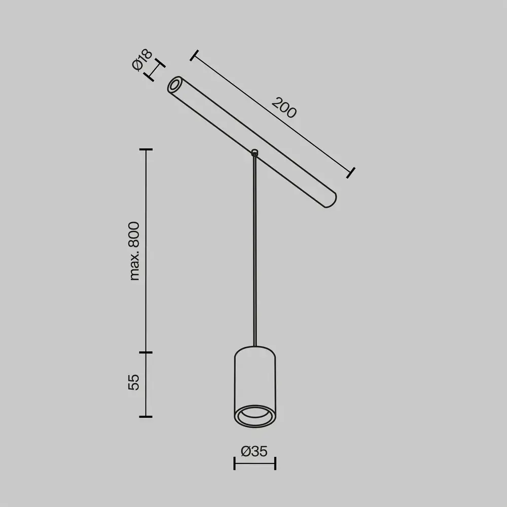 Трековый светильник Maytoni FOCUS LED — модульные, черный