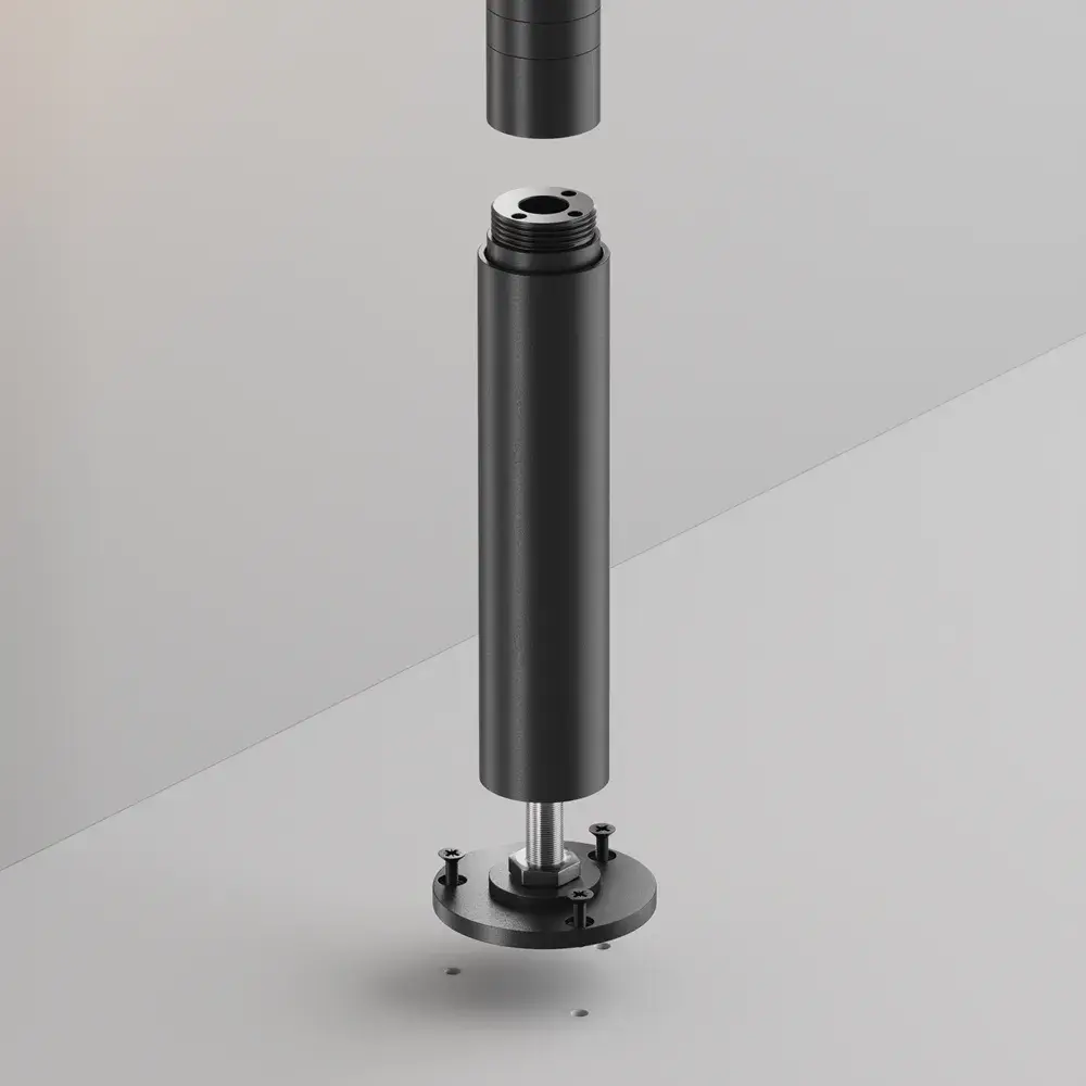 Крепёж Maytoni ACCESSORIES FOR SYSTEM SHELF — модульные, черный, ракурс 2