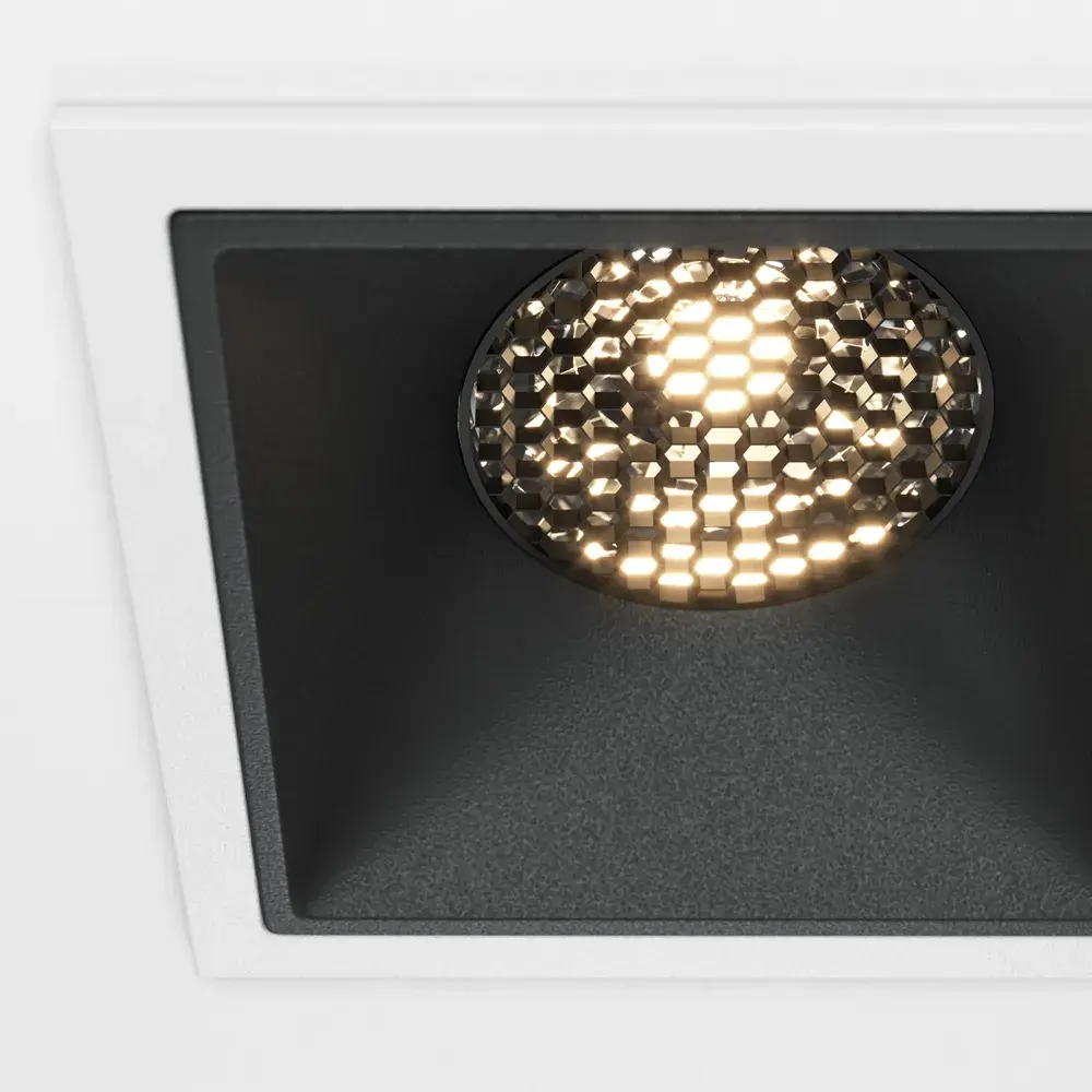 Встраиваемый точечный светильник Maytoni ALFA LED — черный, ракурс 9