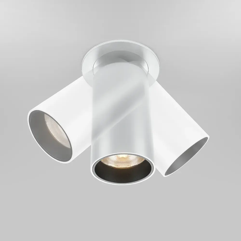 Встраиваемый точечный светильник Maytoni FOCUS LED — белый, ракурс 7