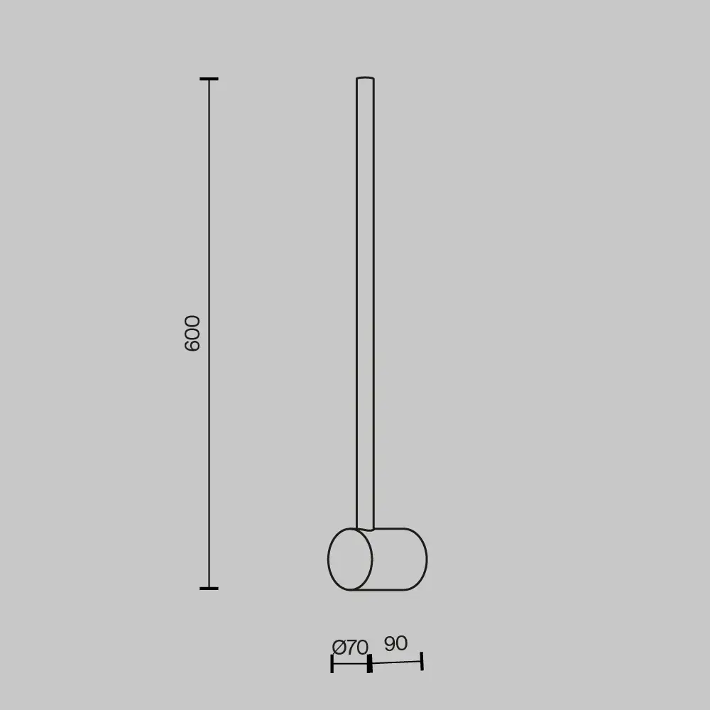 Накладное бра Maytoni LIGHT STICK — латунь