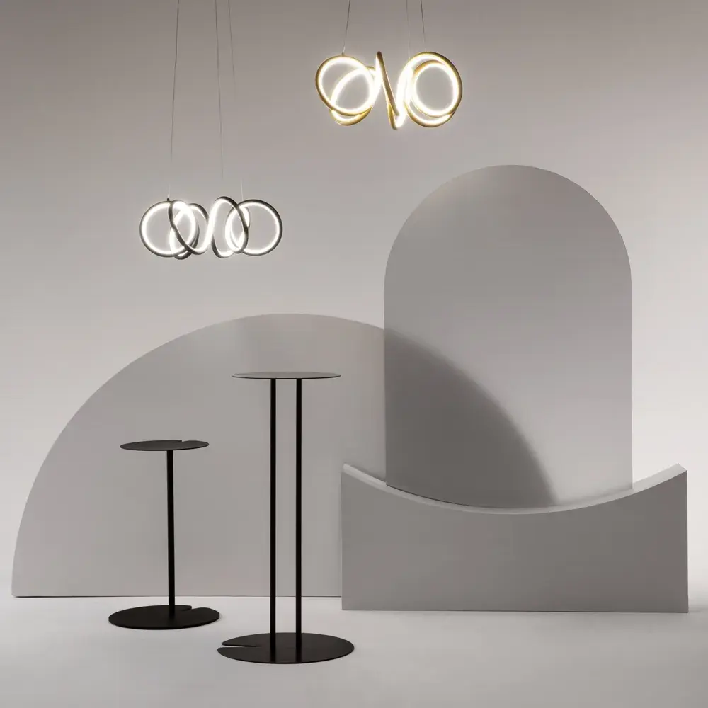 Подвесной светильник Maytoni CURVE — черный, ракурс 6