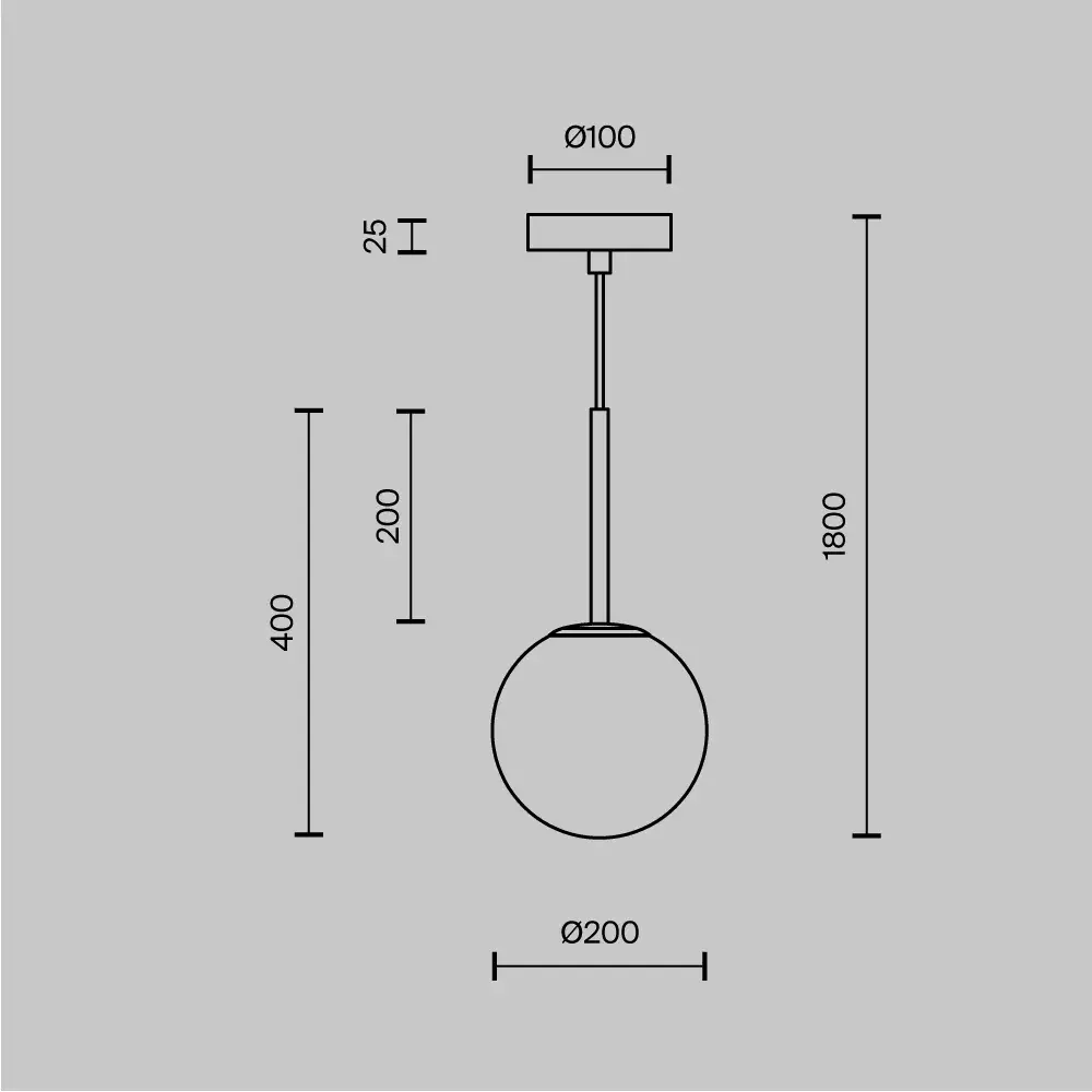 Подвесной светильник Maytoni BASIC FORM — белый