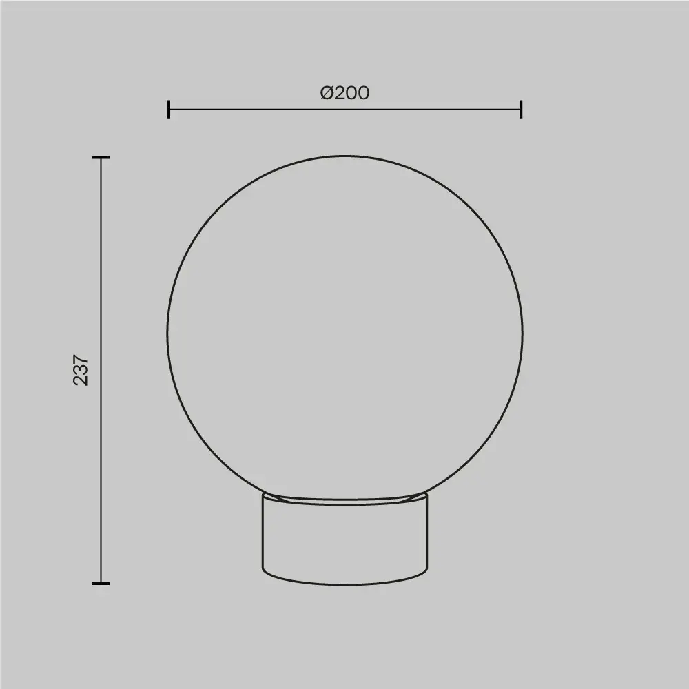 Настольная лампа Maytoni BASIC FORM — белый
