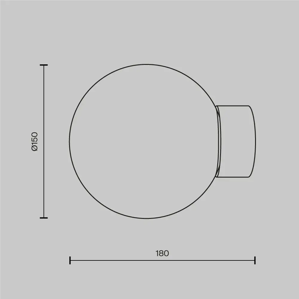 Бра Maytoni BASIC FORM — белый