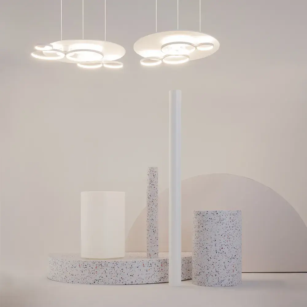 Потолочная люстра Maytoni OLYMPIA — белый, ракурс 6