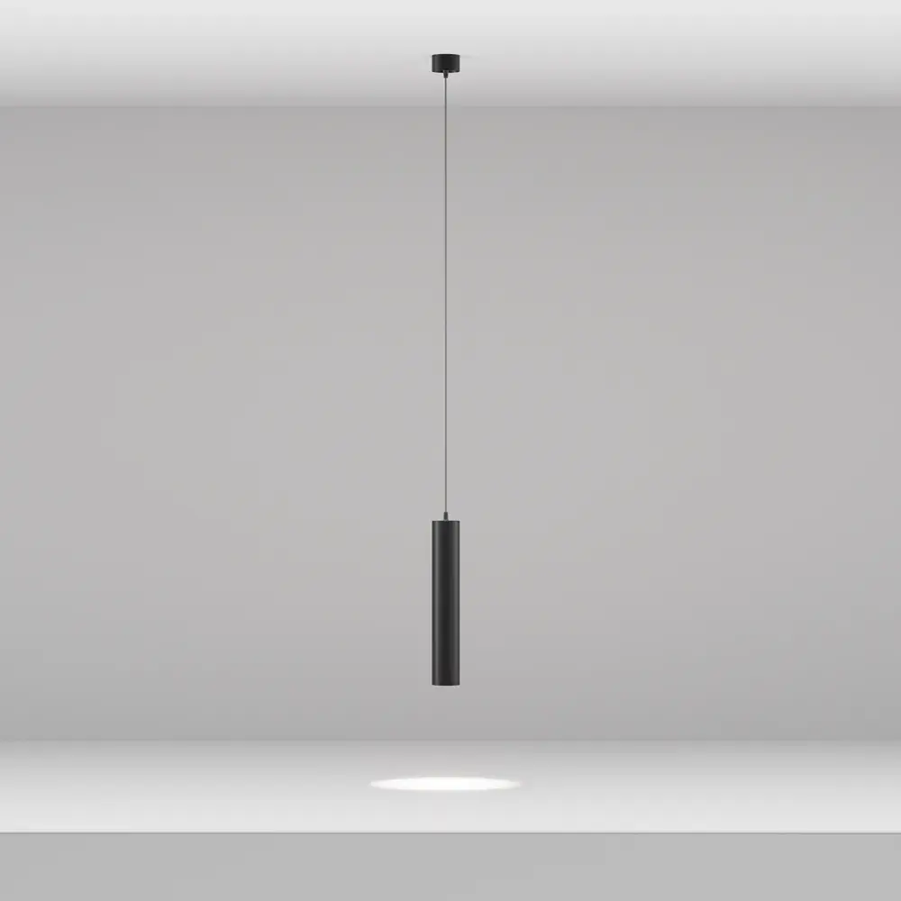 Подвесной светильник Maytoni FOCUS LED — черный, ракурс 3