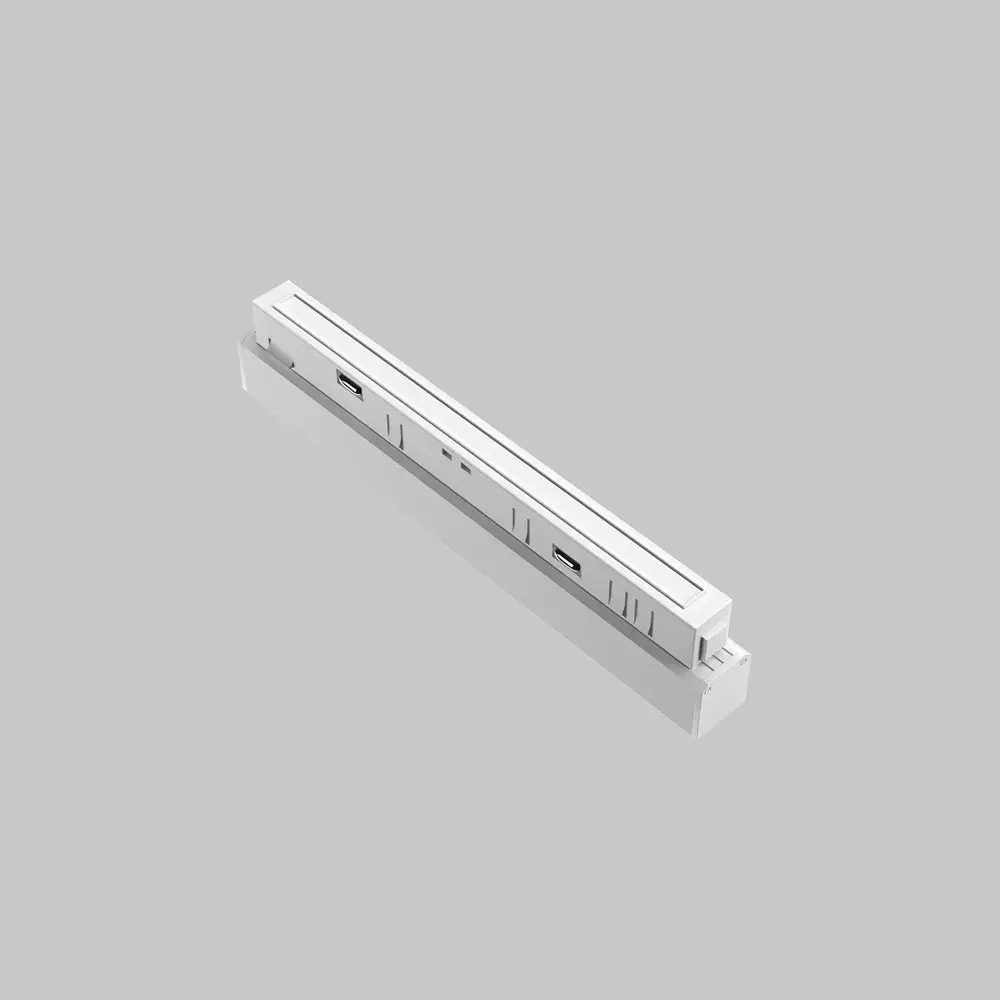 Трековый светильник Maytoni MAGNETIC TRACK SYSTEM EXILITY — магнитные, белый, ракурс 3