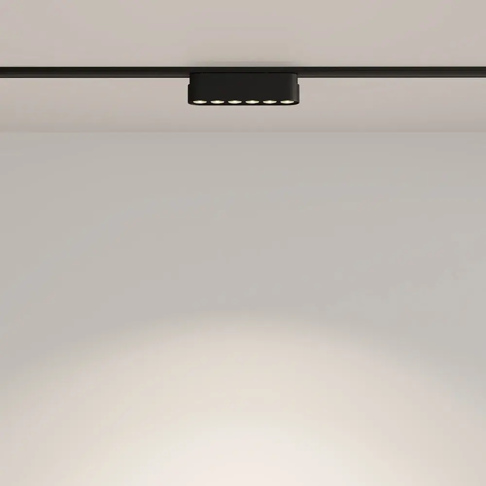 Трековый светильник Maytoni MAGNETIC TRACK SYSTEM RADITY — магнитные, черный, ракурс 5