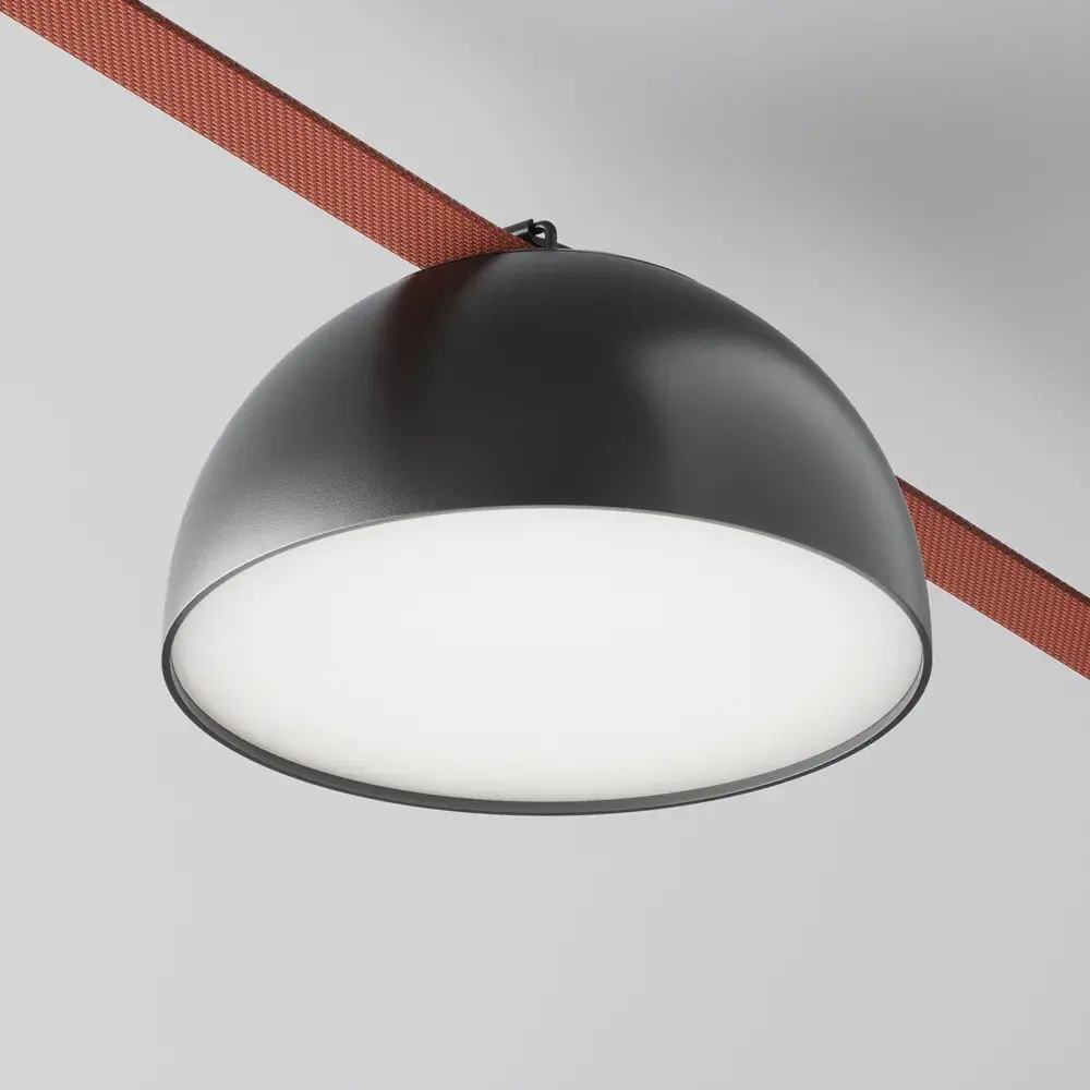 Трековый светильник Maytoni BOWL — тканевые, черный