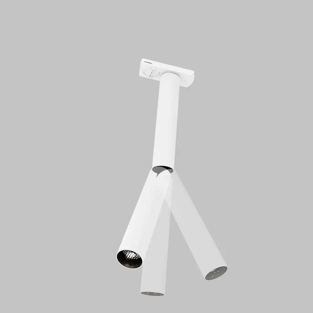Трековый светильник Maytoni FOCUS DUAL — однофазные, белый, ракурс 7