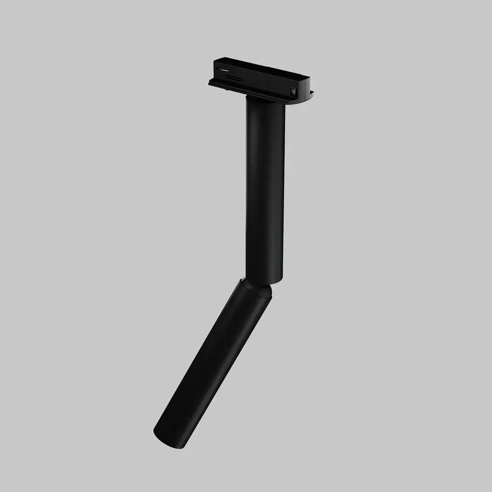 Трековый светильник Maytoni FOCUS DUAL — однофазные, черный, ракурс 4