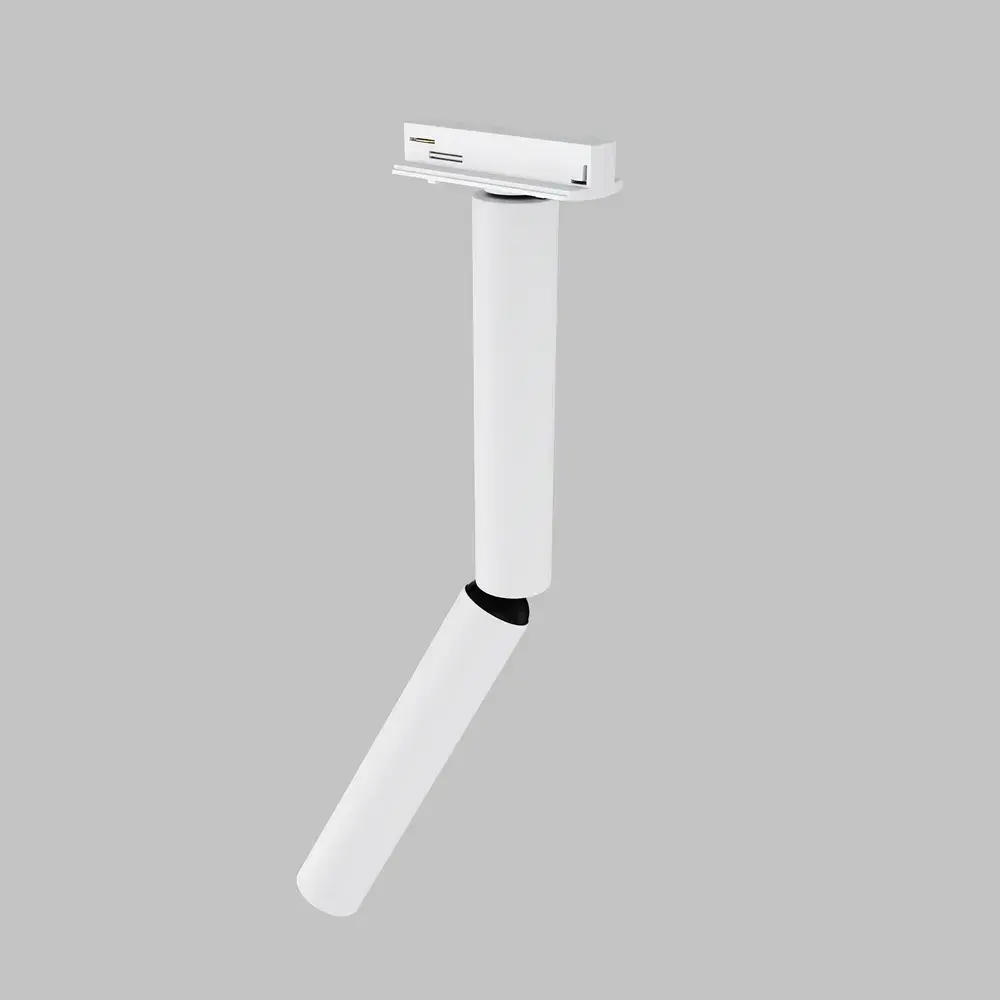 Трековый светильник Maytoni FOCUS DUAL — однофазные, белый, ракурс 4