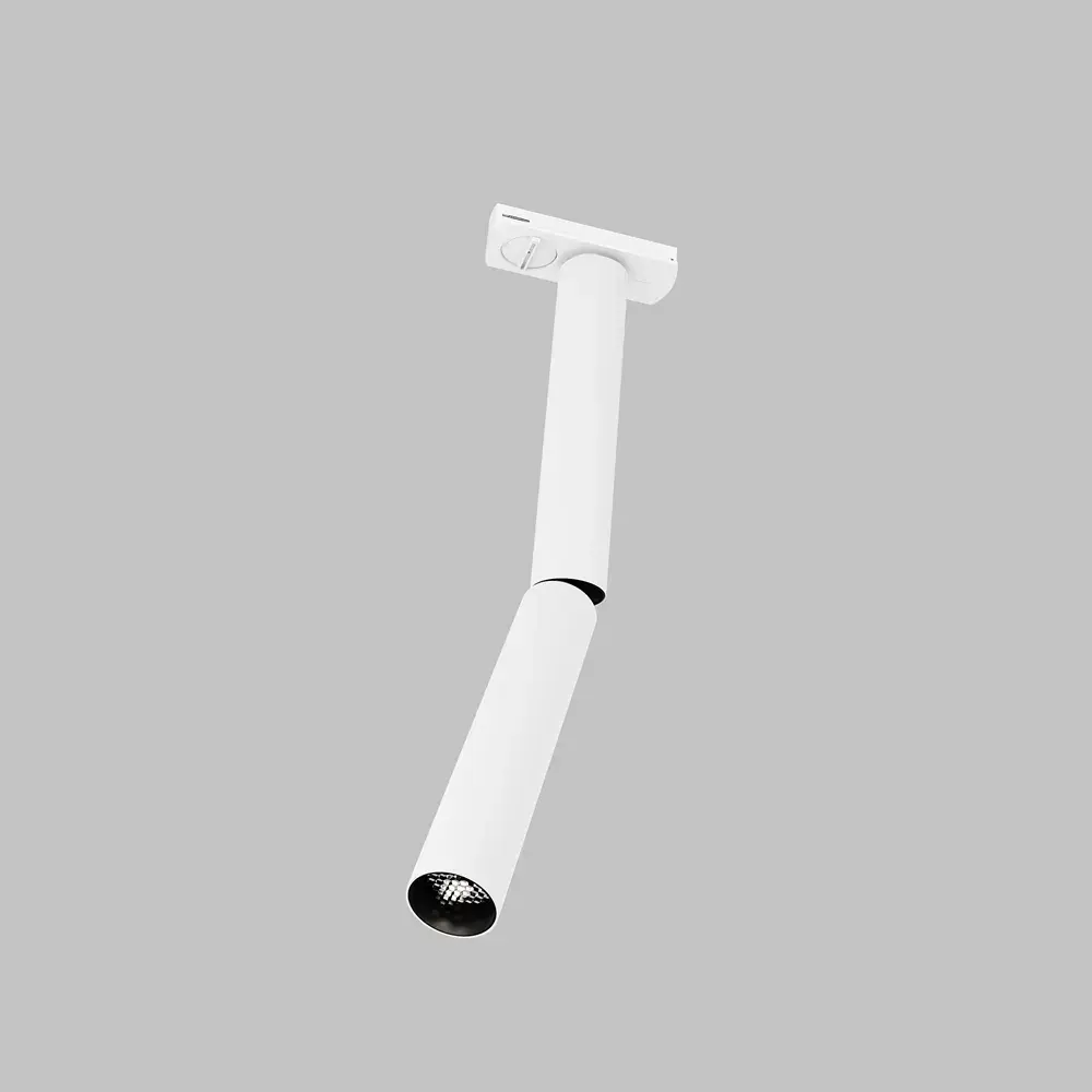Трековый светильник Maytoni FOCUS DUAL — однофазные, белый, ракурс 6