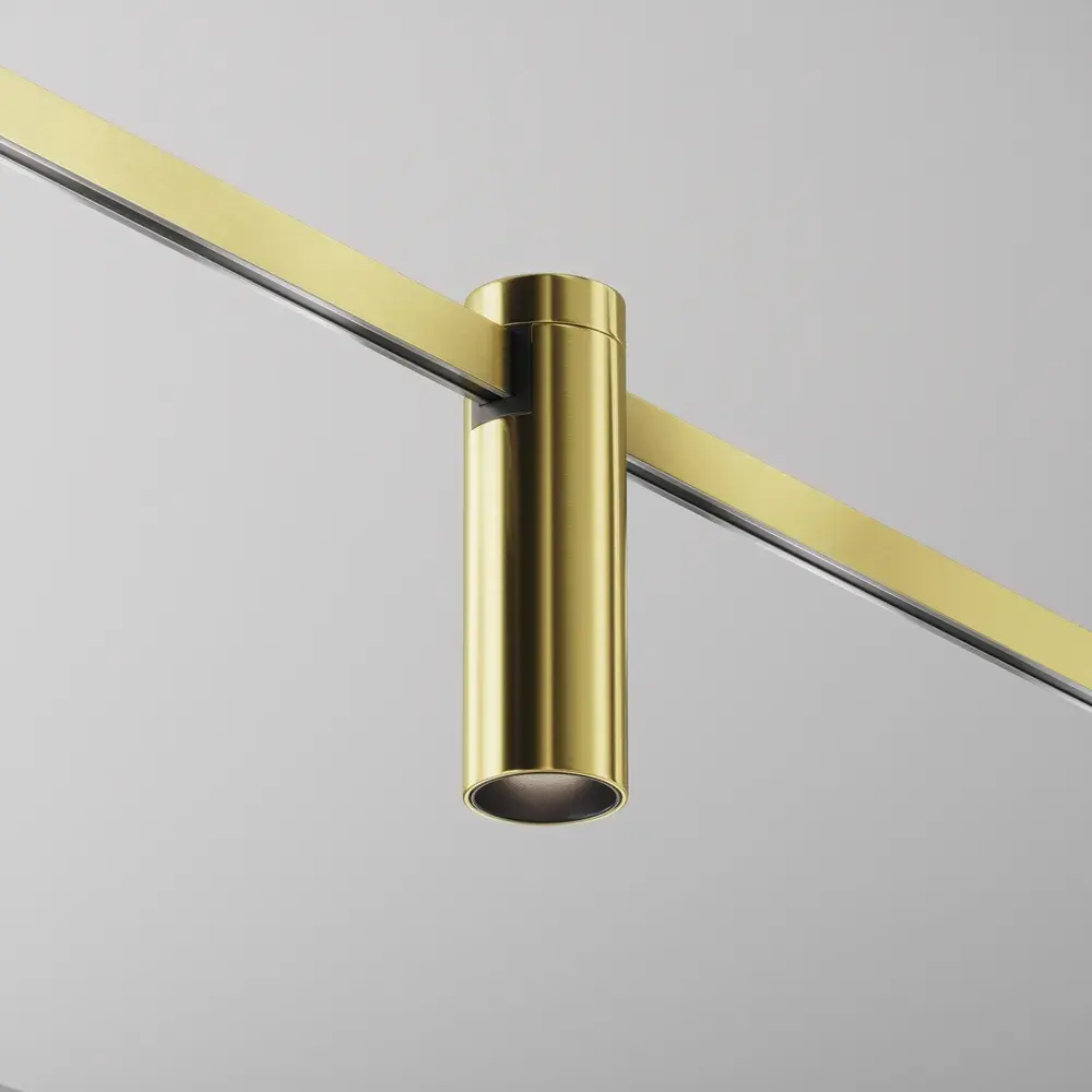 Трековый светильник Maytoni FOCUS LED — магнитные, латунь