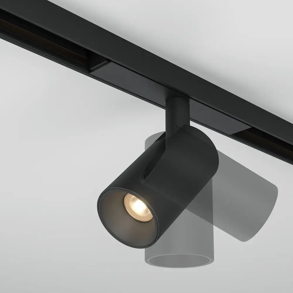 Трековый светильник Maytoni FOCUS LED — магнитные, черный, ракурс 2