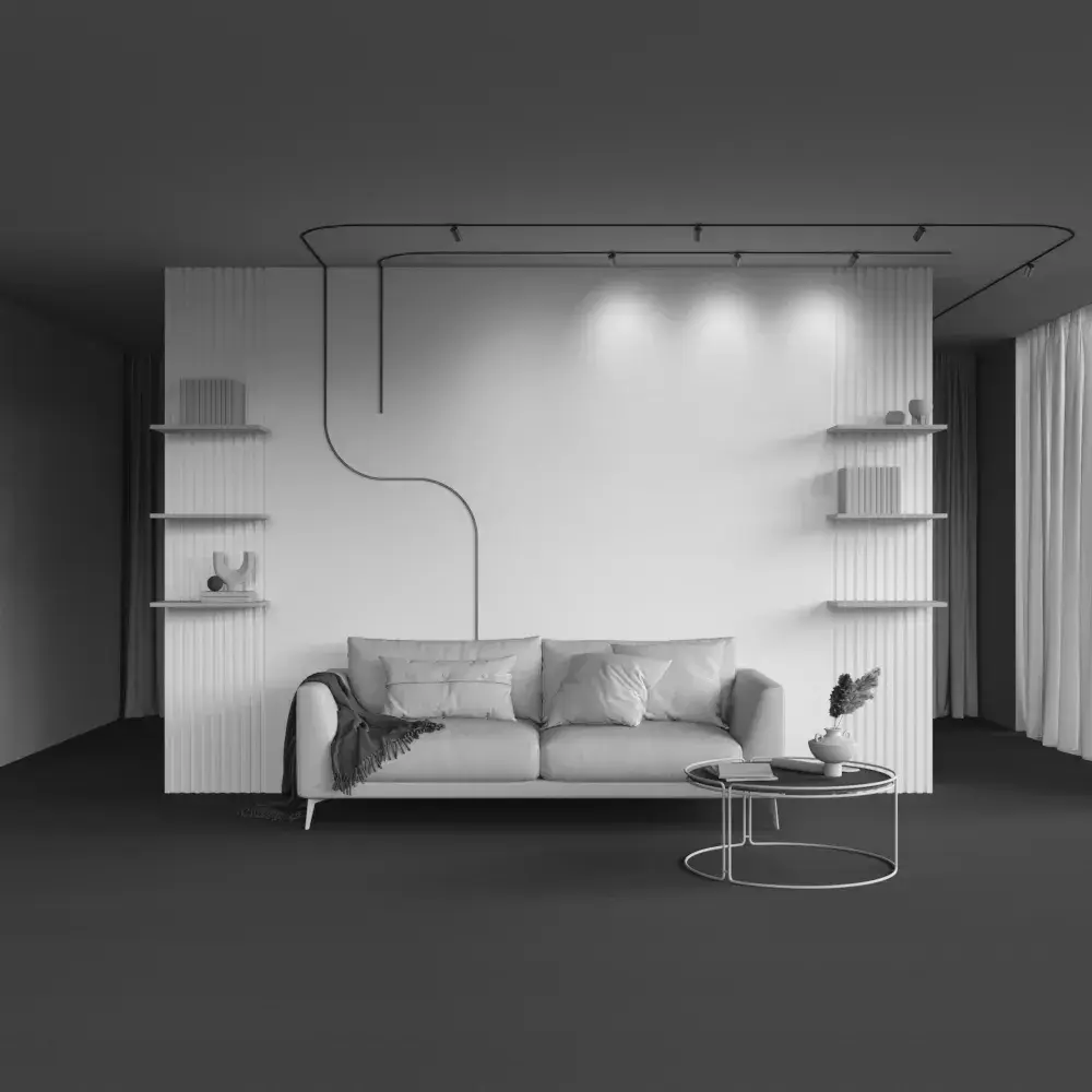 Трековый светильник Maytoni FOCUS LED — магнитные, бронза, ракурс 5