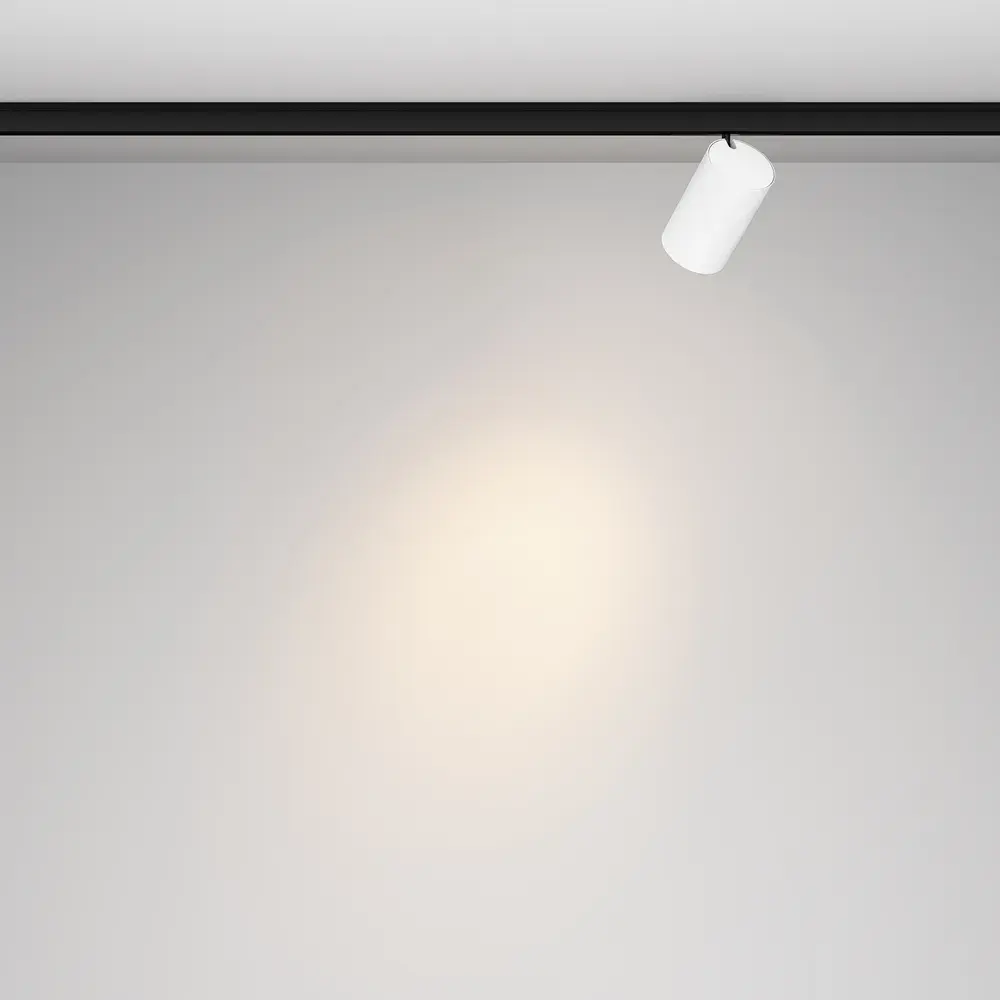 Трековый светильник Maytoni FOCUS LED — магнитные, белый, ракурс 4
