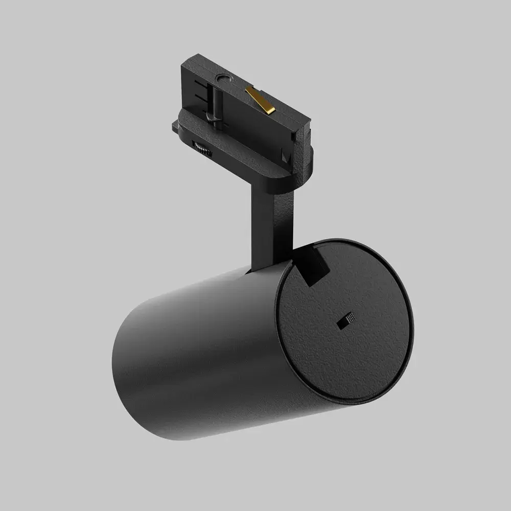 Трековый светильник Maytoni FOCUS LED — трехфазные, черный, ракурс 4