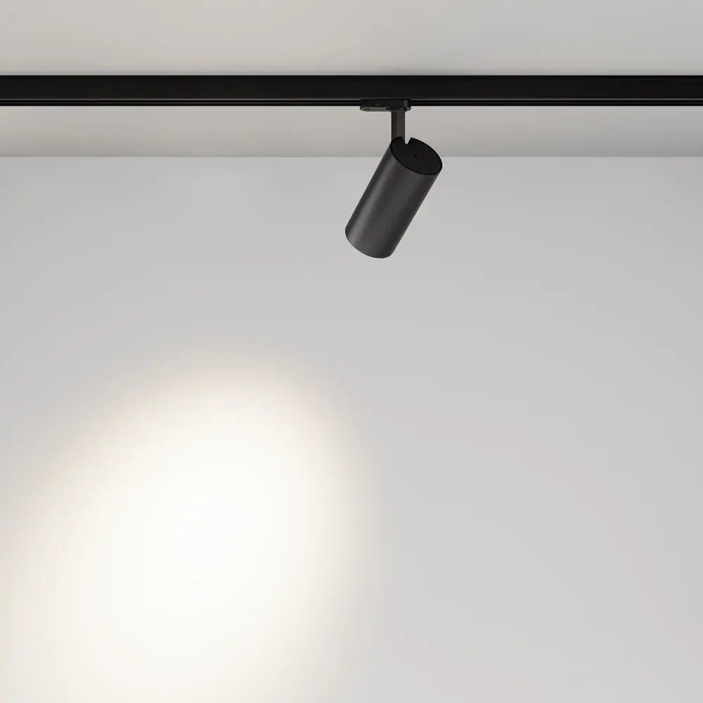 Трековый светильник Maytoni FOCUS LED — трехфазные, черный, ракурс 5