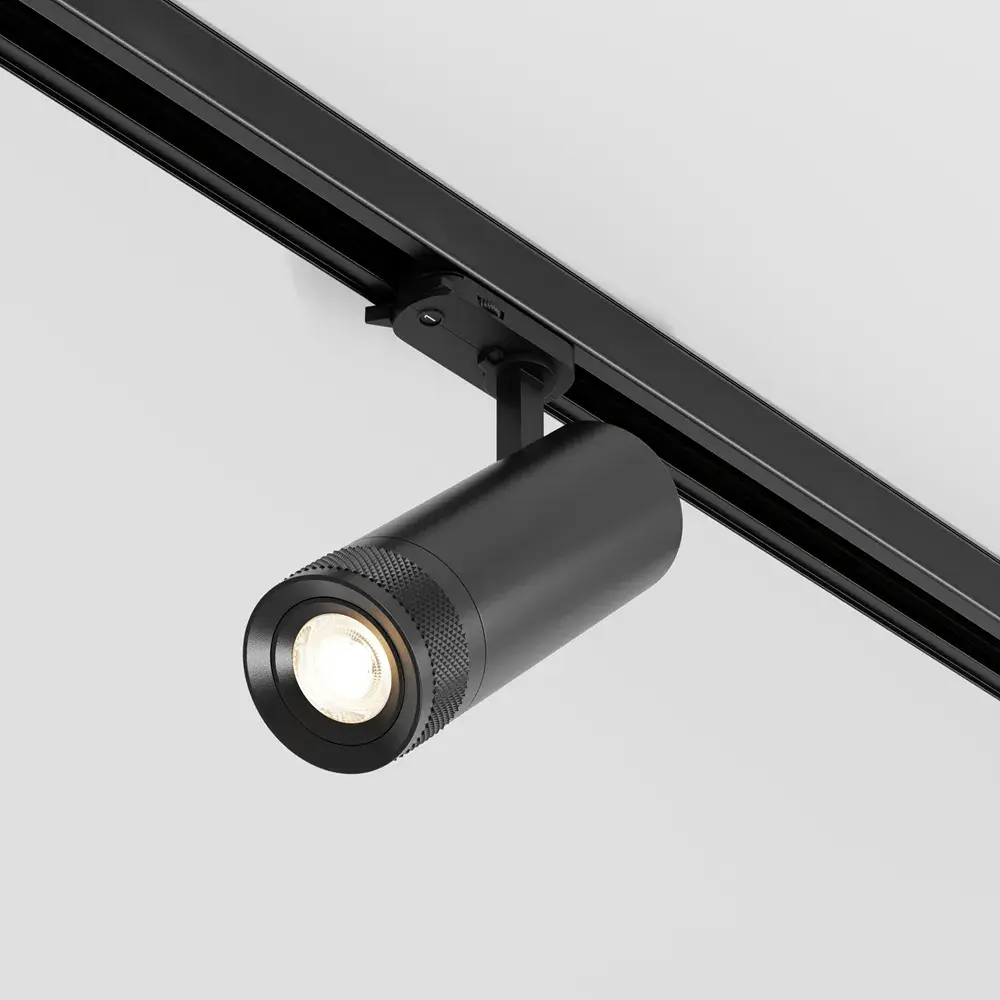 Трековый светильник Maytoni FOCUS ZOOM — трехфазные, черный
