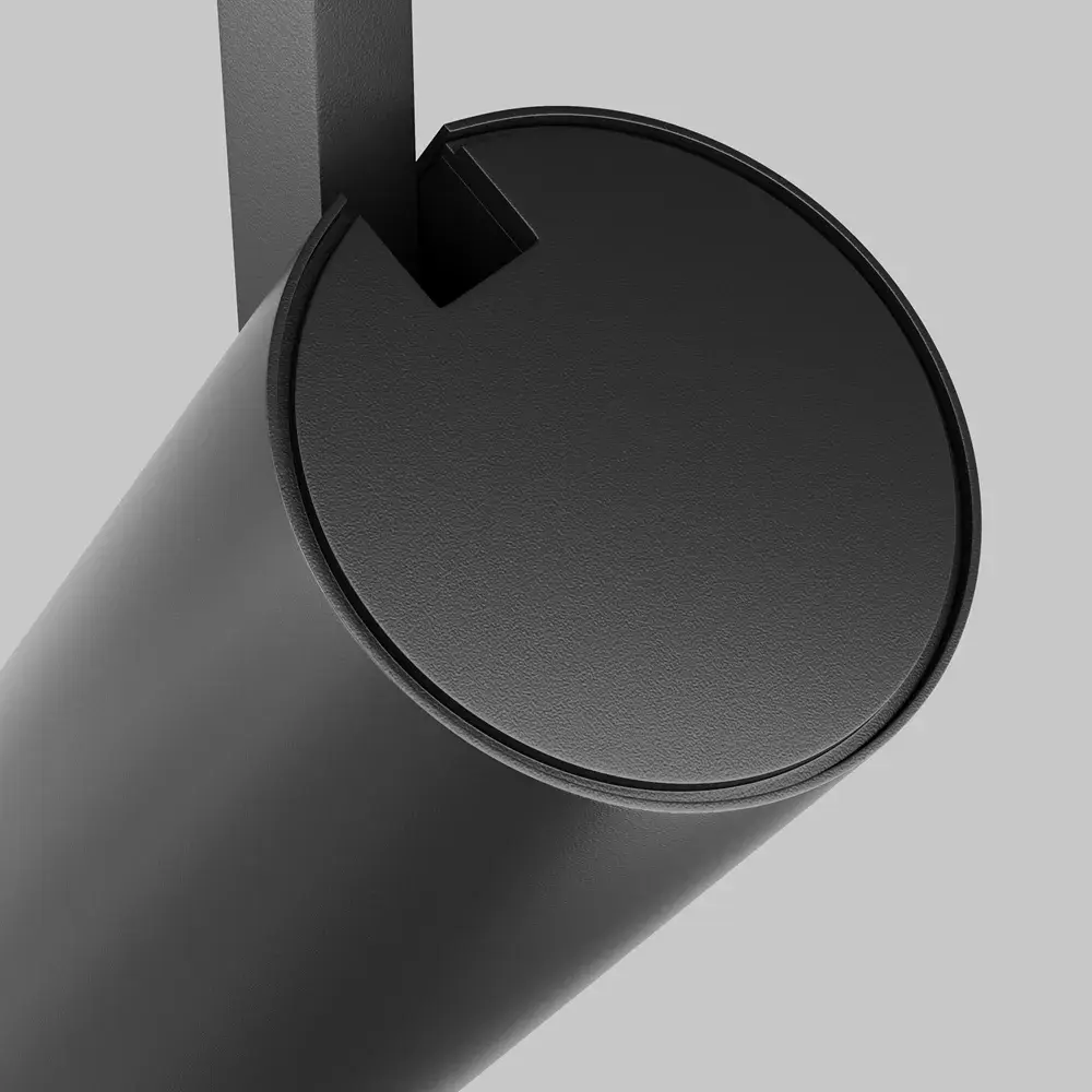 Трековый светильник Maytoni FOCUS ZOOM — трехфазные, черный, ракурс 8