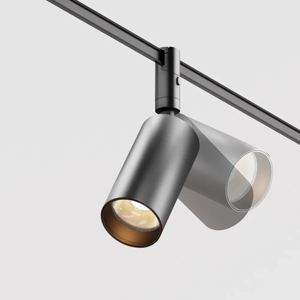 Трековый светильник Maytoni FOCUS LED — магнитные, черный, ракурс 2