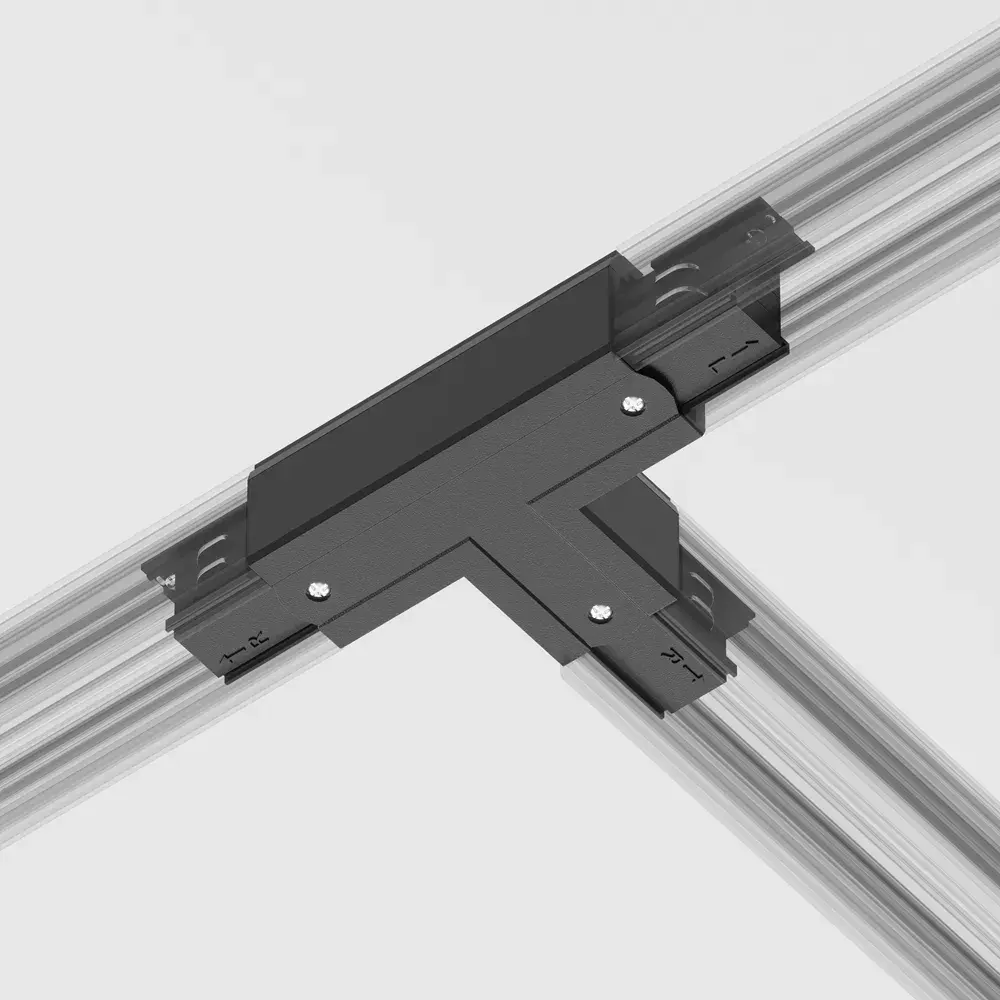 Коннектор Maytoni 3 PHASE TRACK SYSTEM — трехфазные, черный