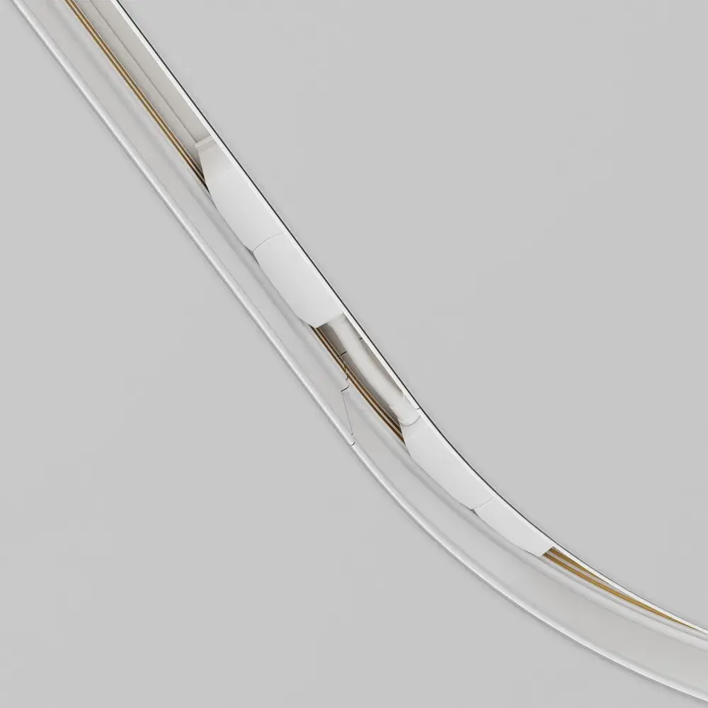 Коннектор Maytoni MAGNETIC TRACK SYSTEM EXILITY — магнитные, белый, ракурс 3