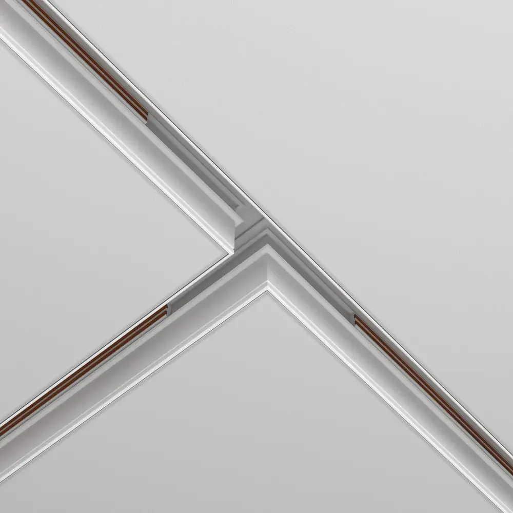 Коннектор Maytoni MAGNETIC TRACK SYSTEM EXILITY — магнитные, белый, ракурс 3