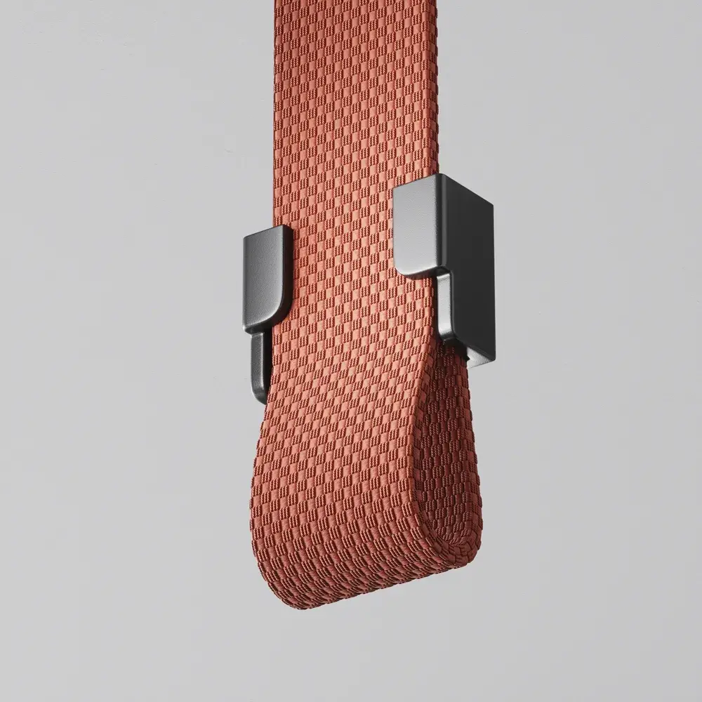 Заглушка Maytoni ACCESSORIES FOR SYSTEM PARITY — тканевые, черный, ракурс 2
