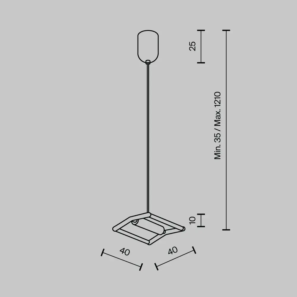 Крепёж Maytoni ACCESSORIES FOR SYSTEM PARITY — тканевые, черный