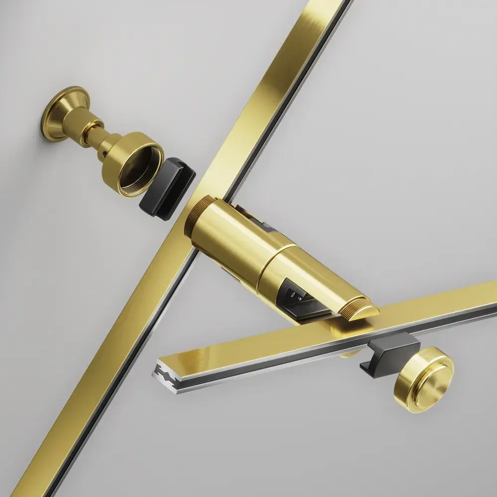 Крепёж Maytoni ACCESSORIES FOR TRACKS FLARITY — магнитные, латунь, ракурс 2