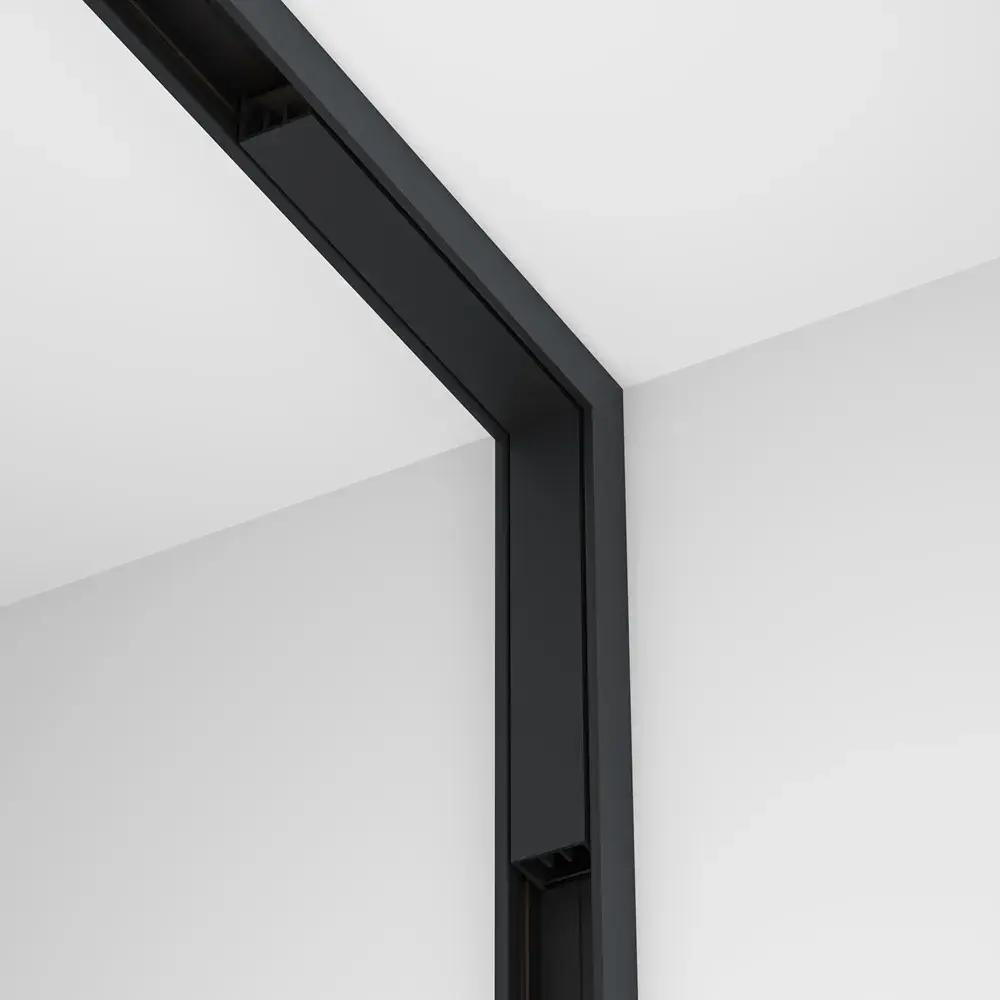 Коннектор Maytoni ACCESSORIES FOR TRACKS BASITY — магнитные, черный, ракурс 3