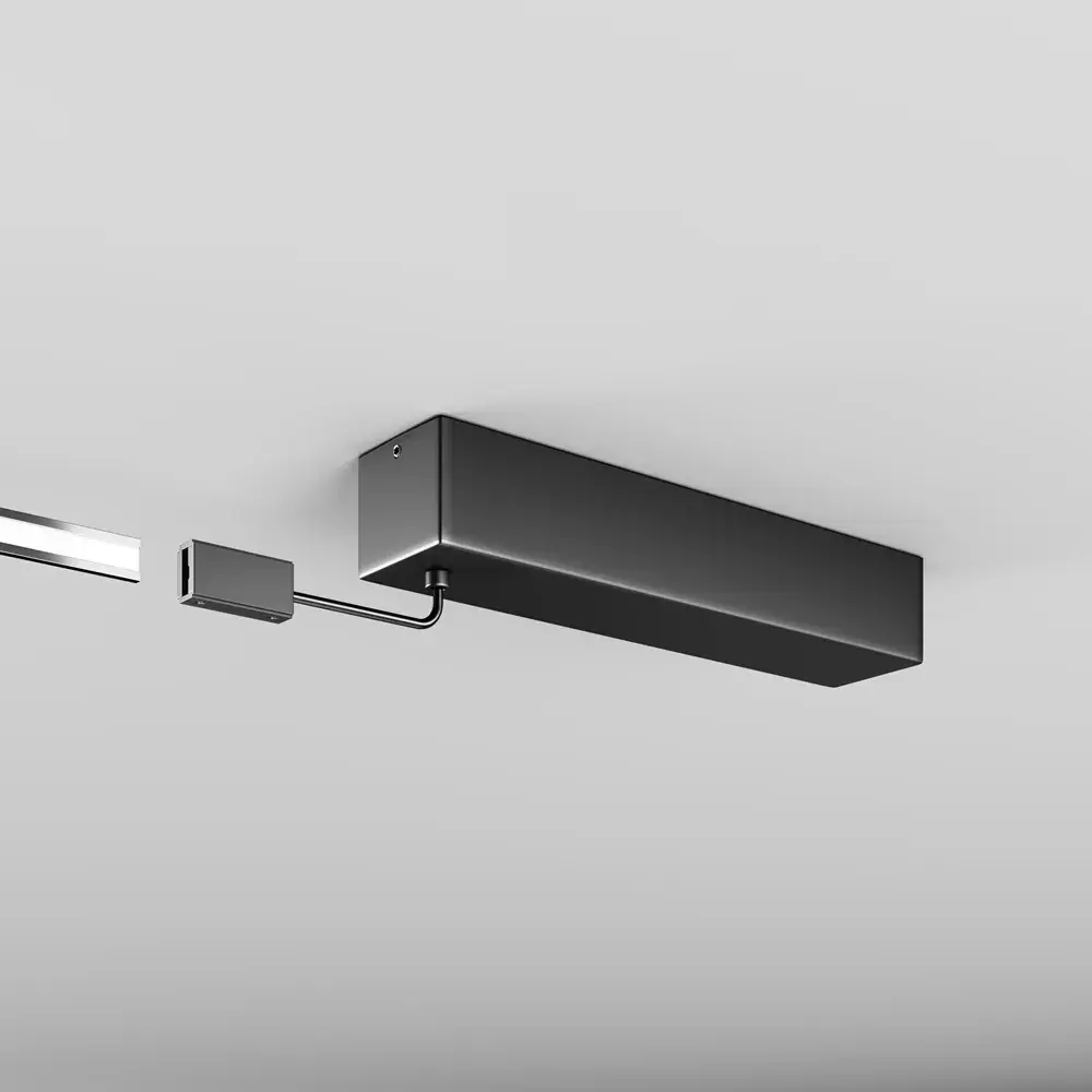 Ввод питания Maytoni ACCESSORIES FOR TRACKS FLEXITY — магнитные, черный, ракурс 2