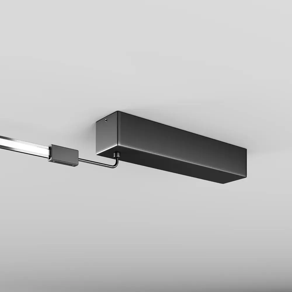 Ввод питания Maytoni ACCESSORIES FOR TRACKS FLEXITY — магнитные, черный, ракурс 3