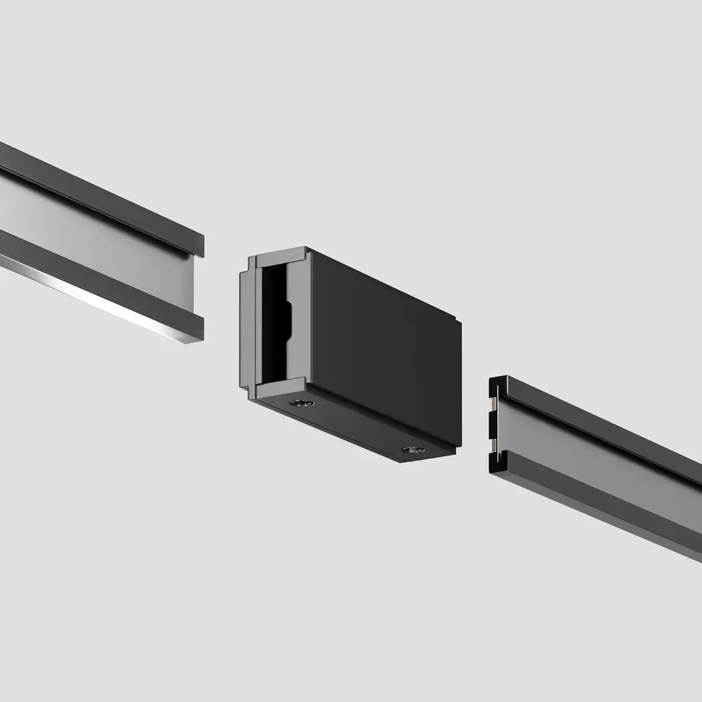 Коннектор Maytoni ACCESSORIES FOR TRACKS FLEXITY — магнитные, черный, ракурс 2